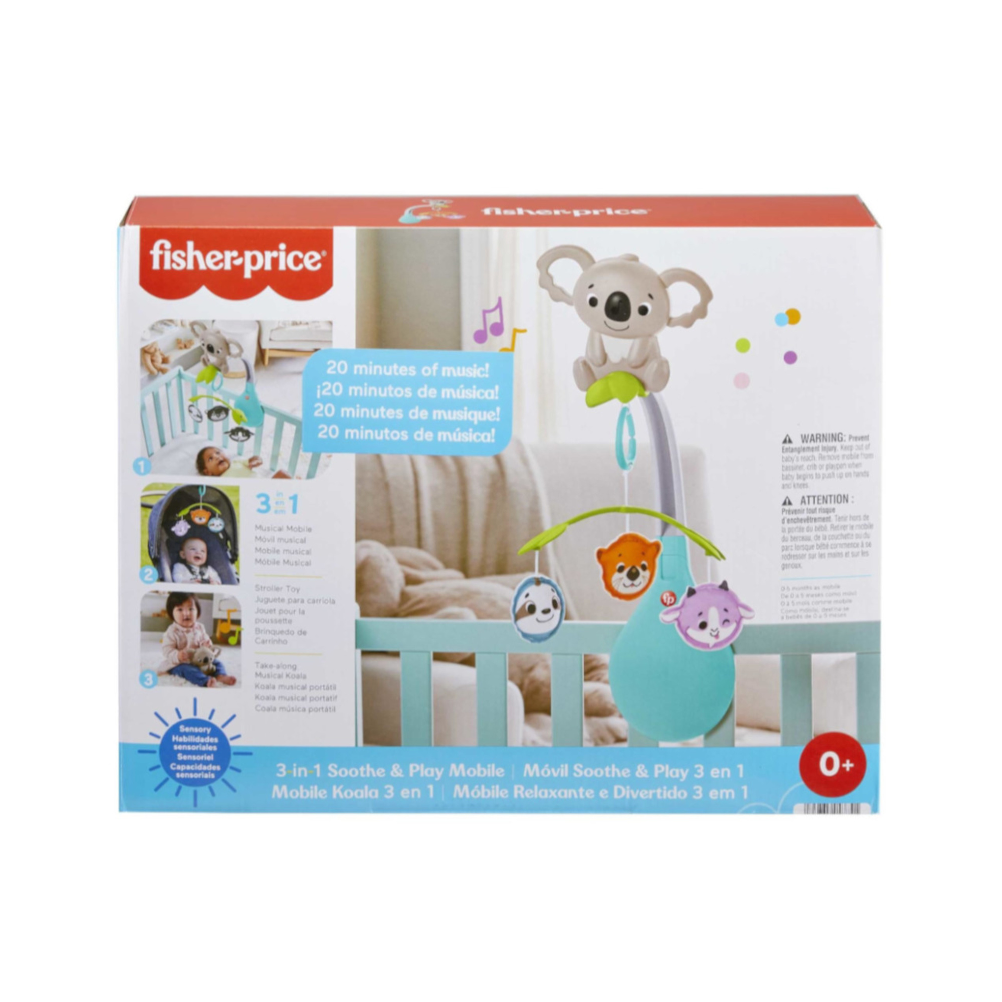 Giostrina 3-in-1 soothe & play fisher-price: divertimento e relax per il tuo bambino - FISHER PRICE