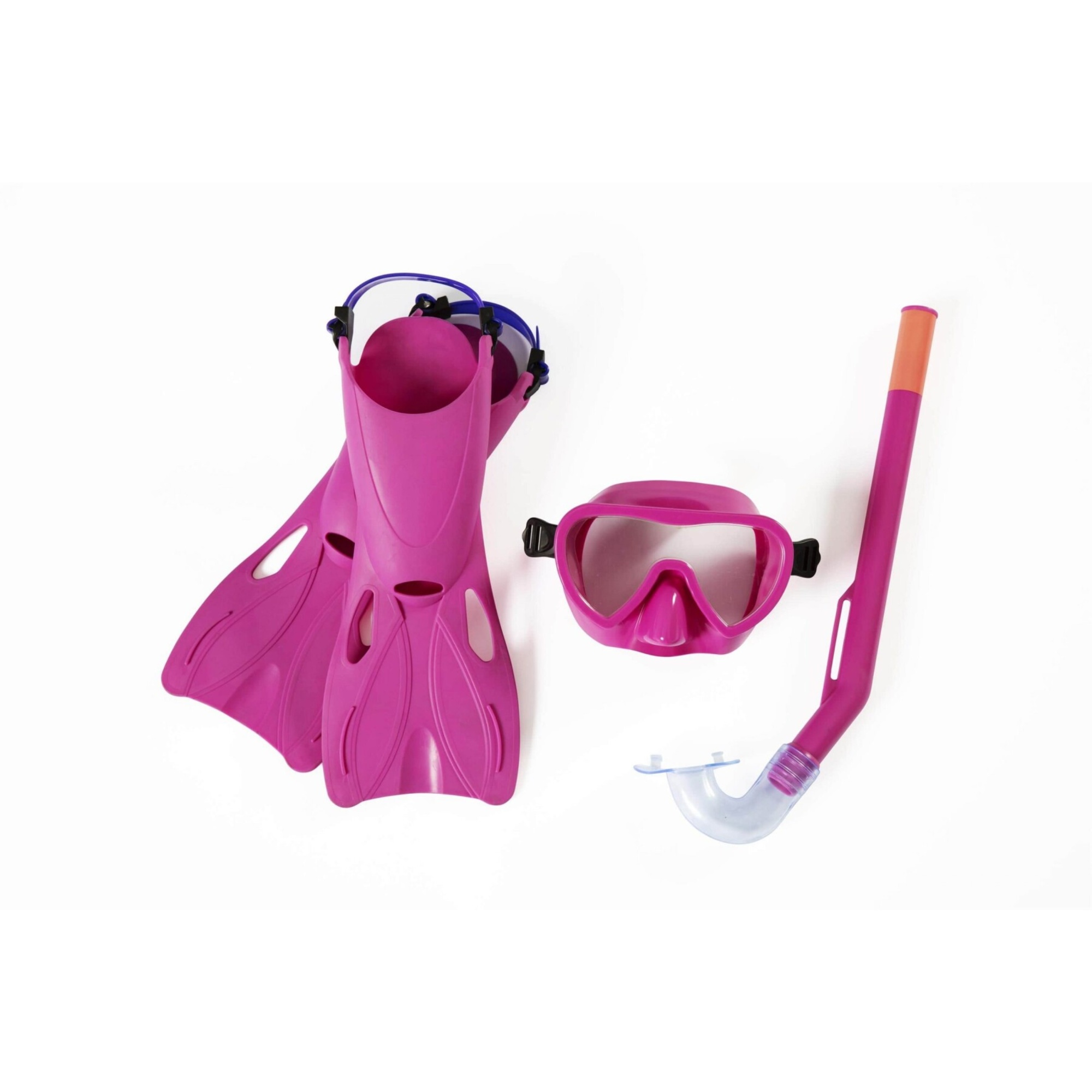 Set snorkel hydro-swim lil’ flapper per bambini (3-6 anni) - maschera, boccaglio, pinne - Bestway