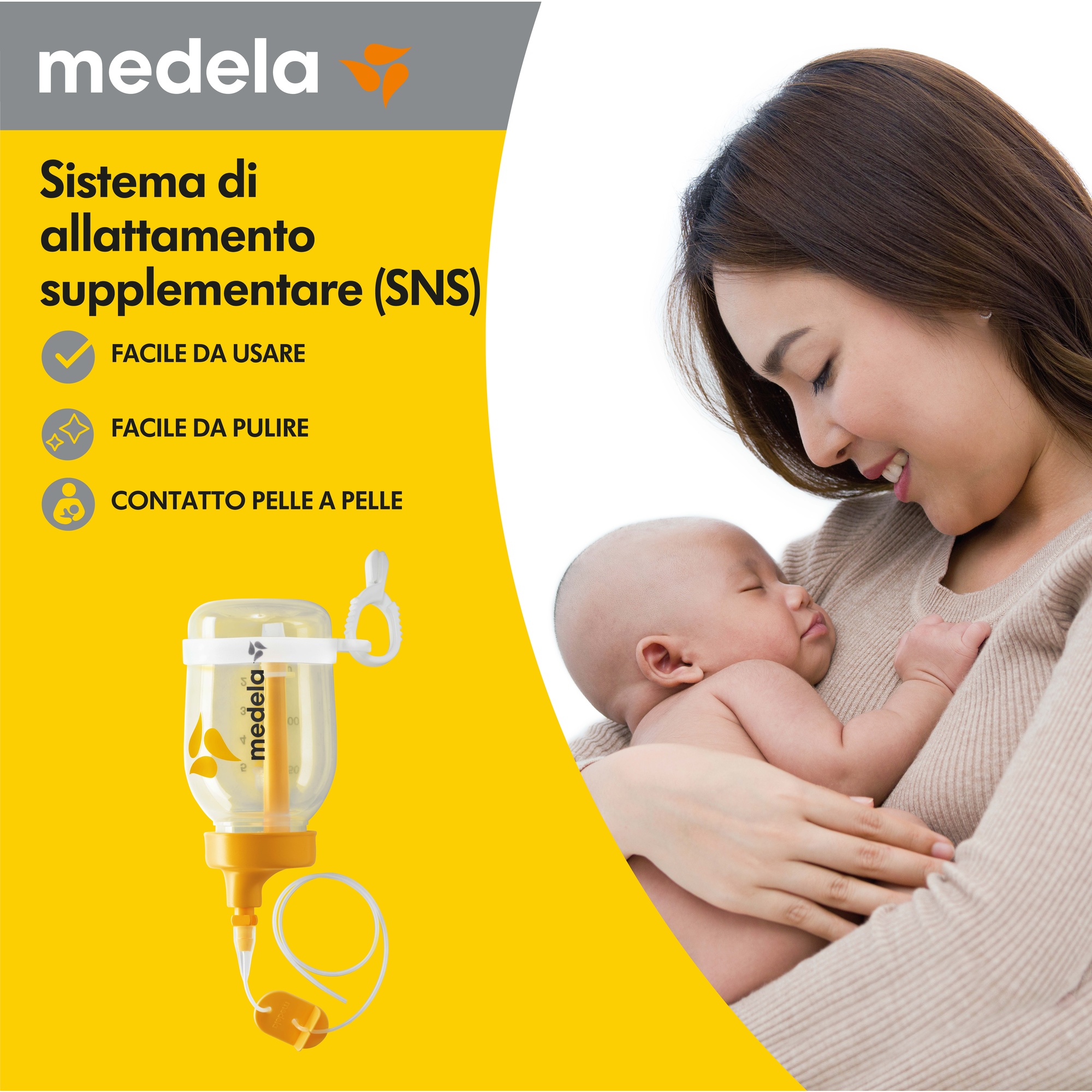 Medela-sns - sistema di allattamento integrativo - Medela