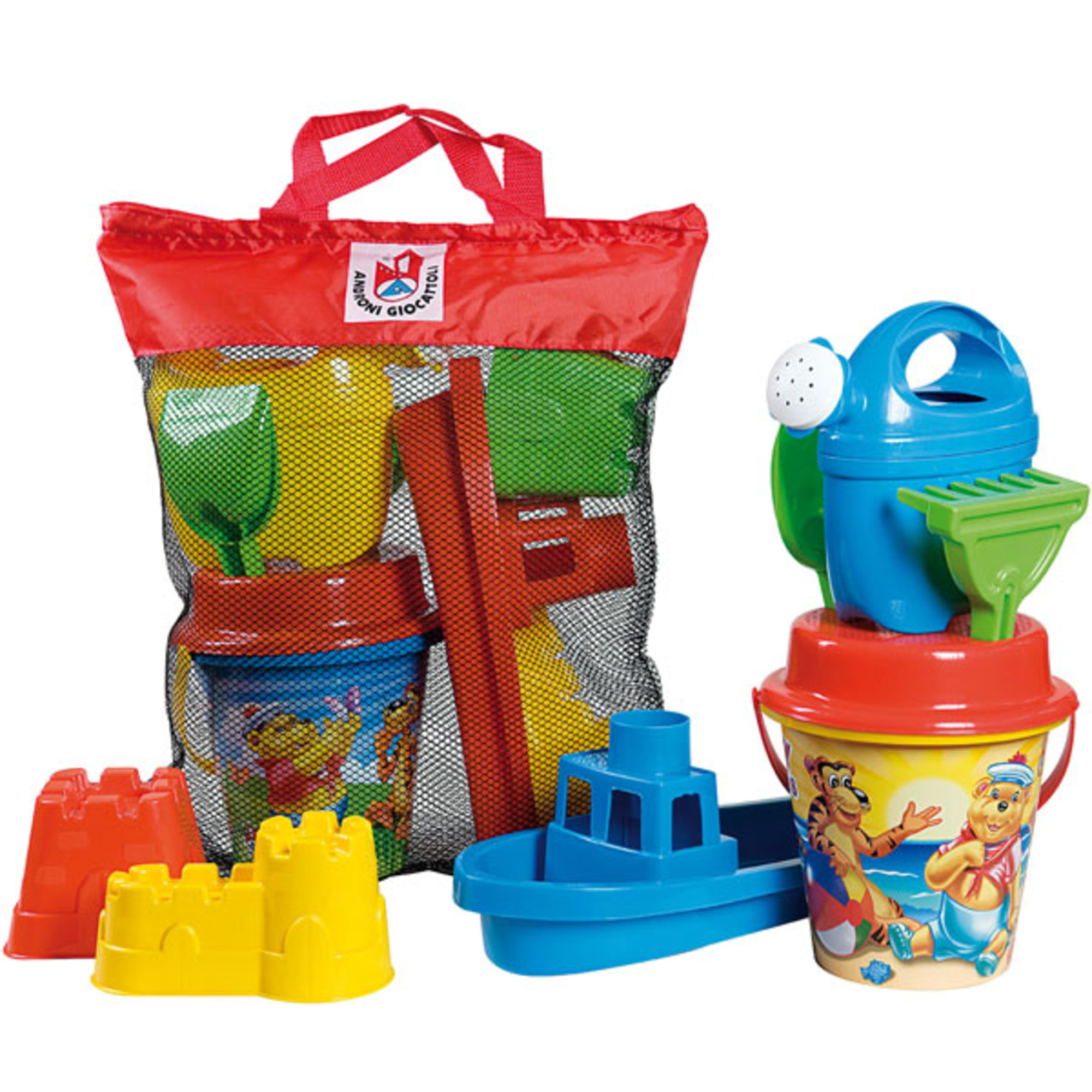 Set giochi da spiaggia con secchiello e accessori - ideale per bambini - No brand