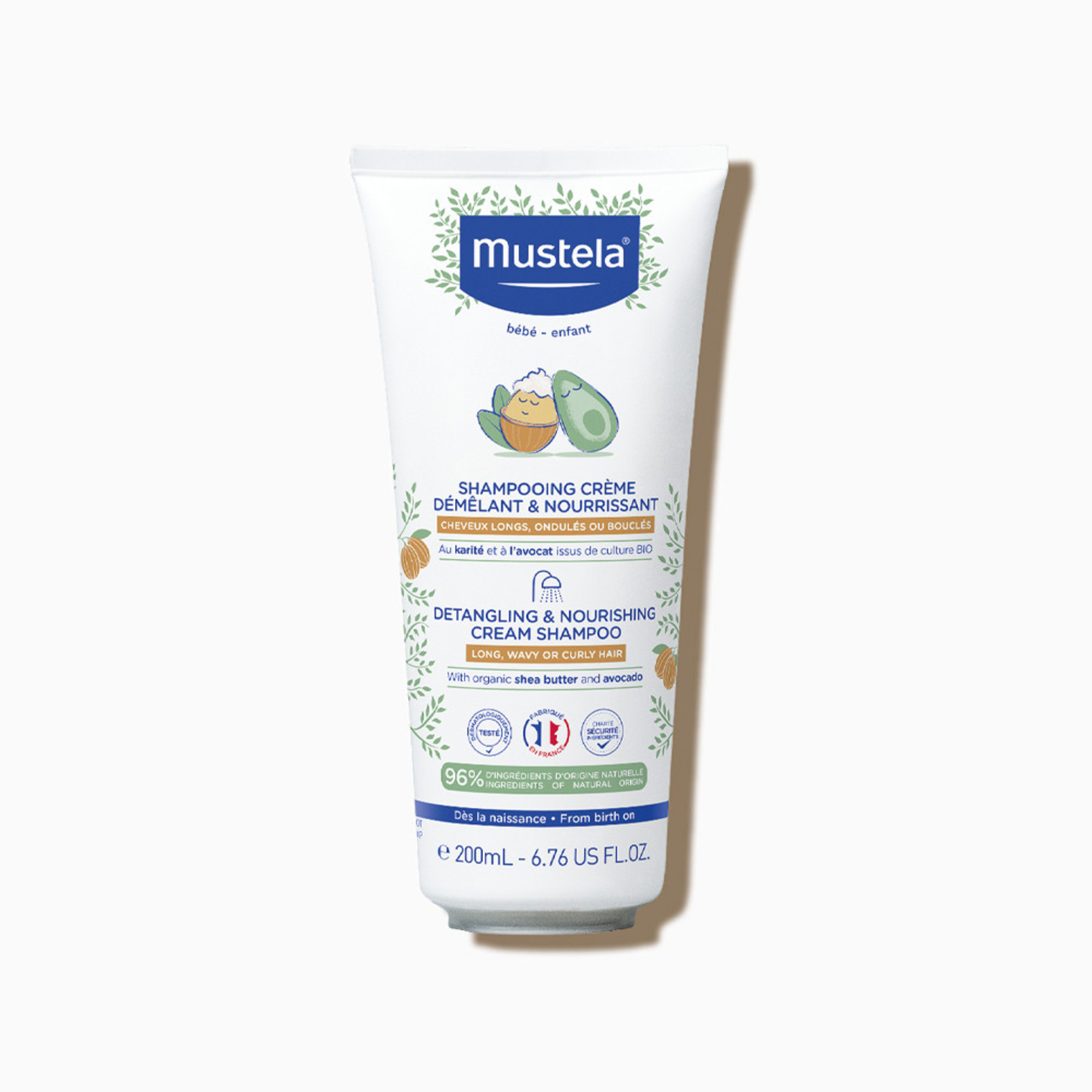 Mustela shampoo balsamo nutriente e districante 200ml - Mustela