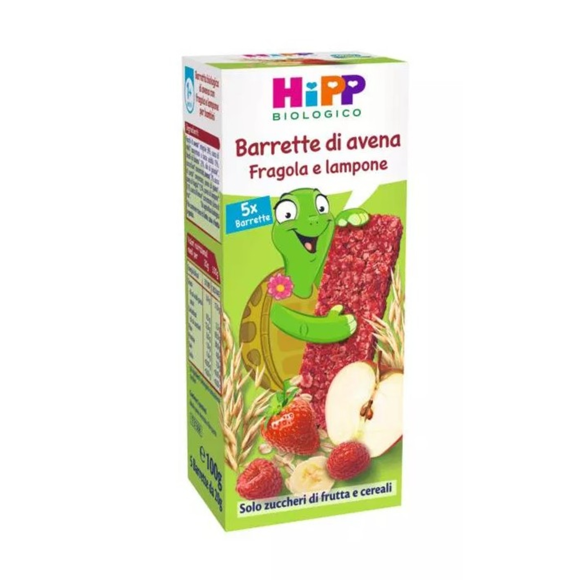 Hipp barrette di avena fragola e lampone 5×20 gr - Hipp