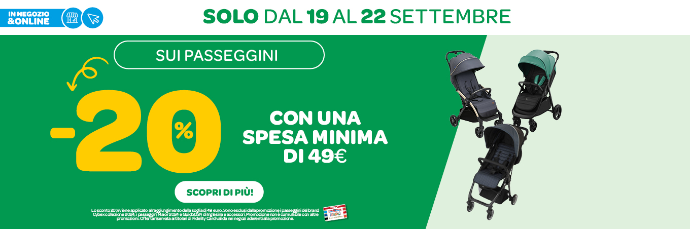 🛒 PROMO PASSEGGINI 🛒