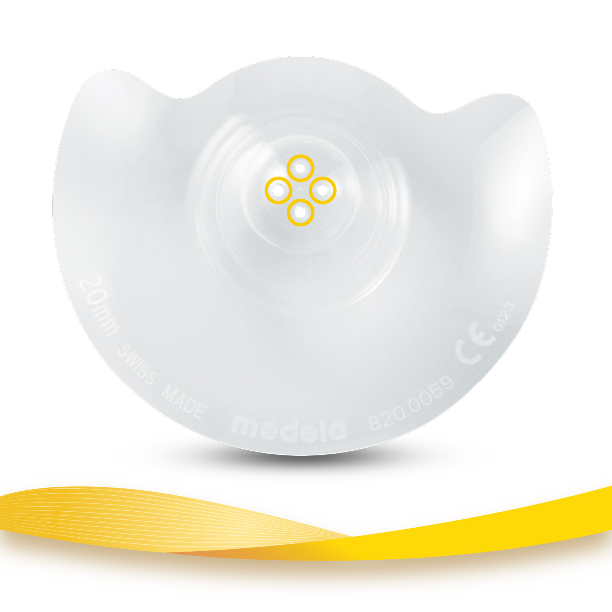 Medela-contact cappelletti per il seno in silicone misura m - Medela