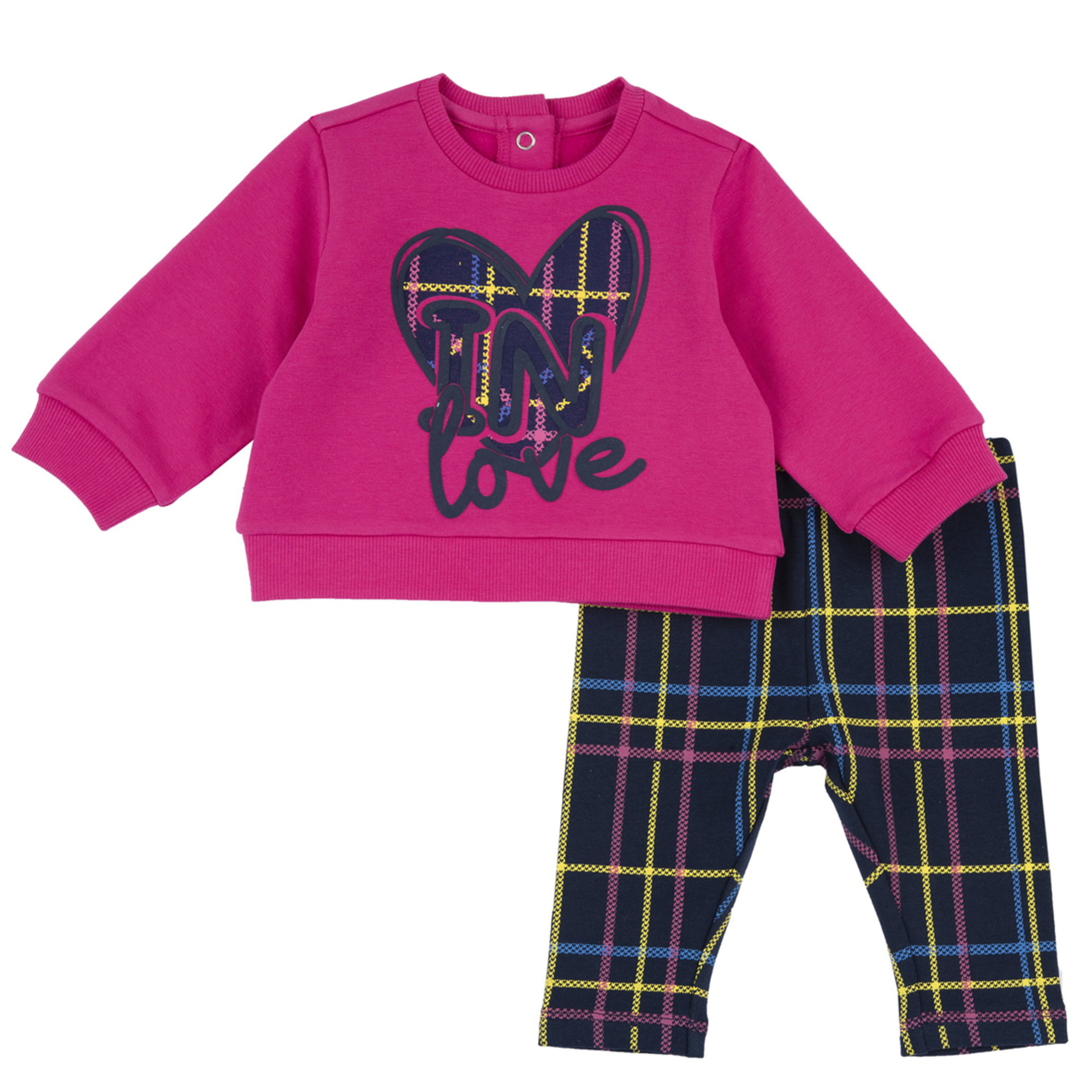 Chicco - outfit due pezzi: leggings e felpa - Chicco