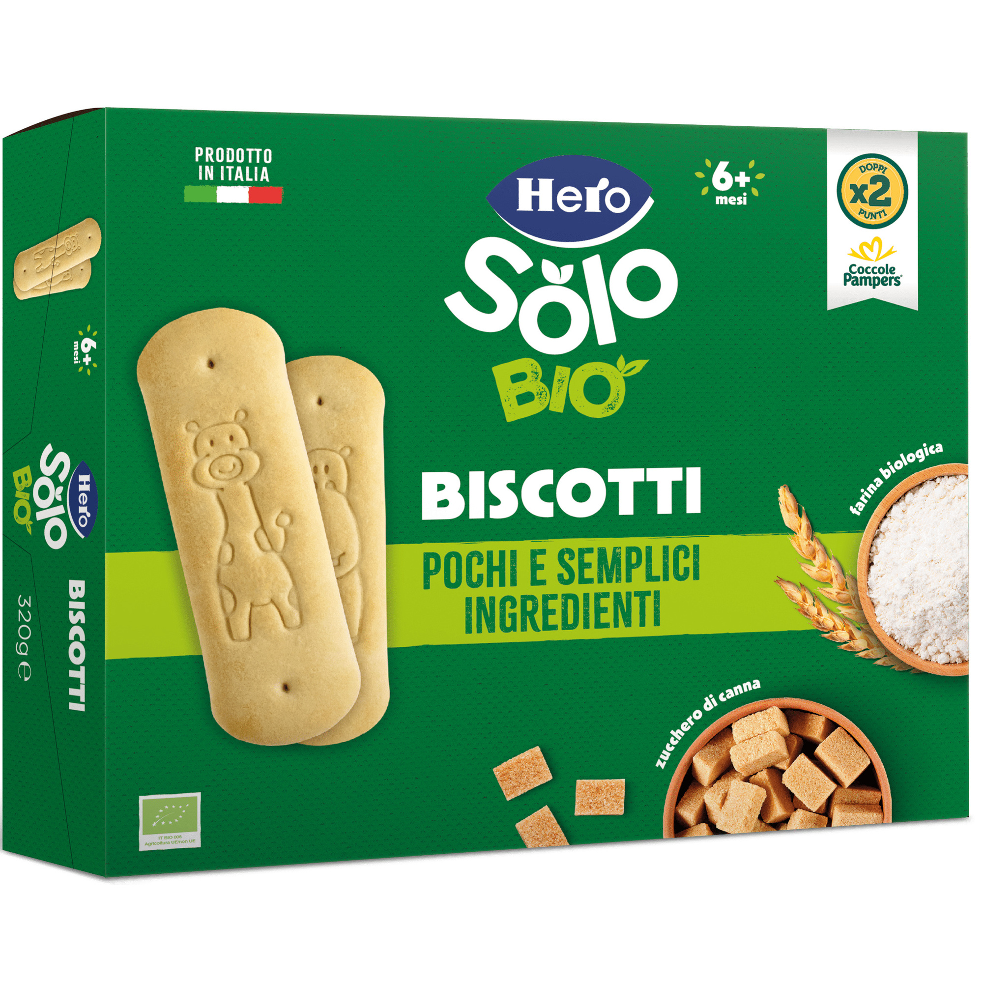 Biscotto solubile 320g - hero solo - Hero