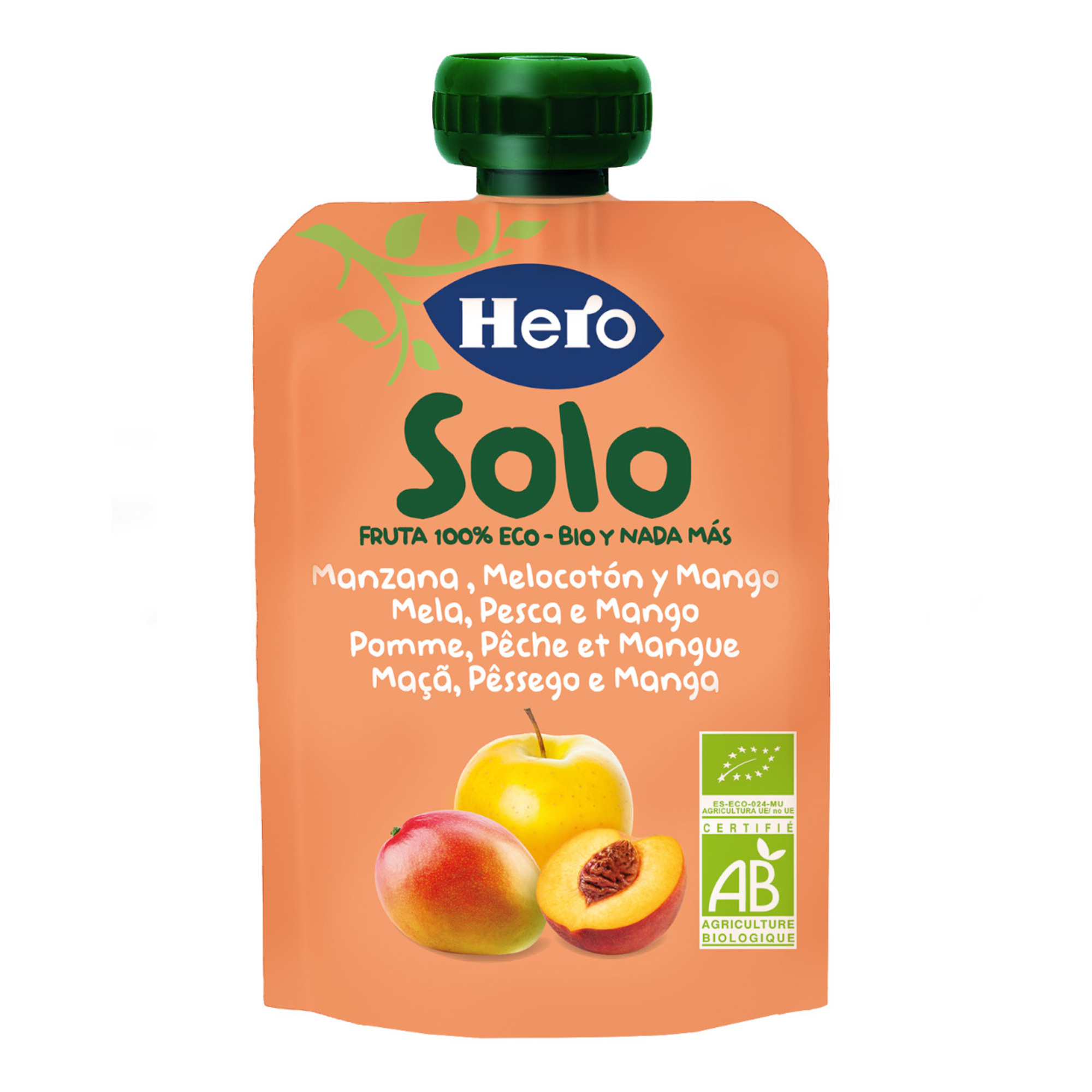 Pouch mela pesca mango 100 gr - hero solo - Hero