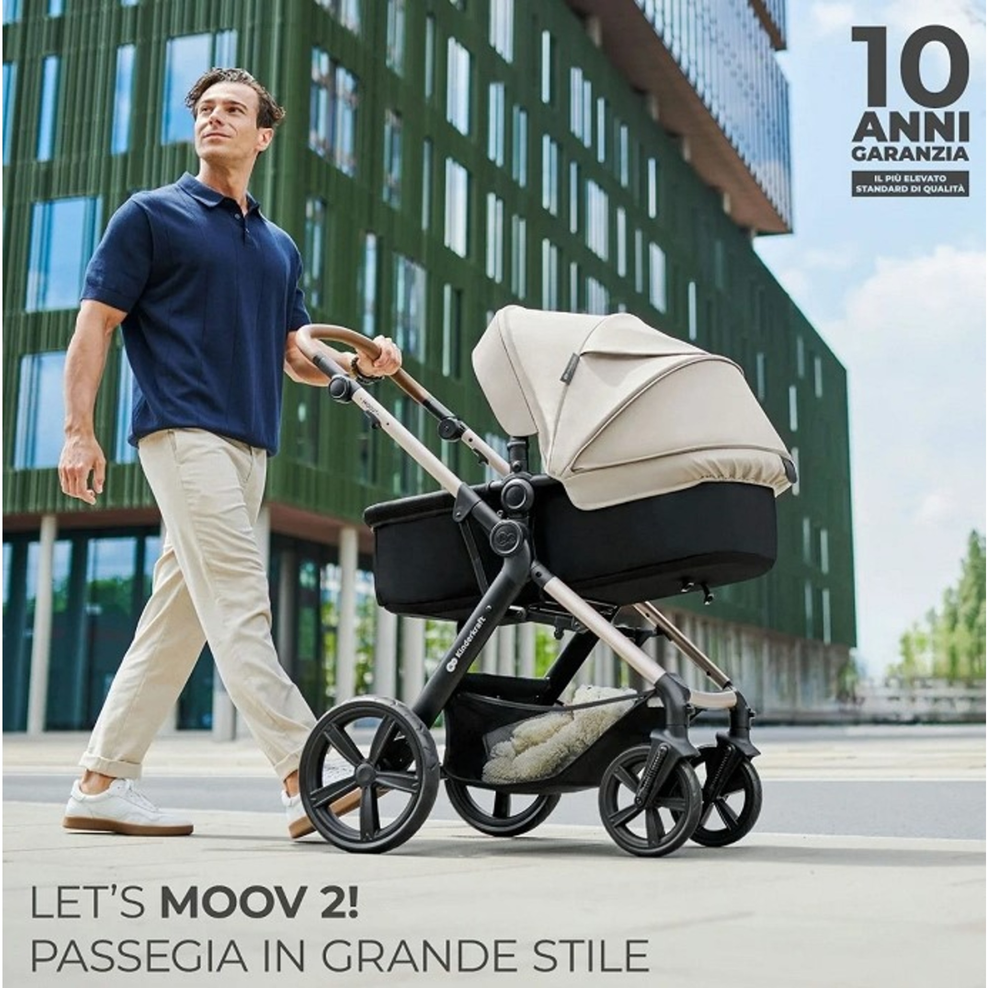 Kinderkraft trio moov 2 moonlight grey - KinderKraft