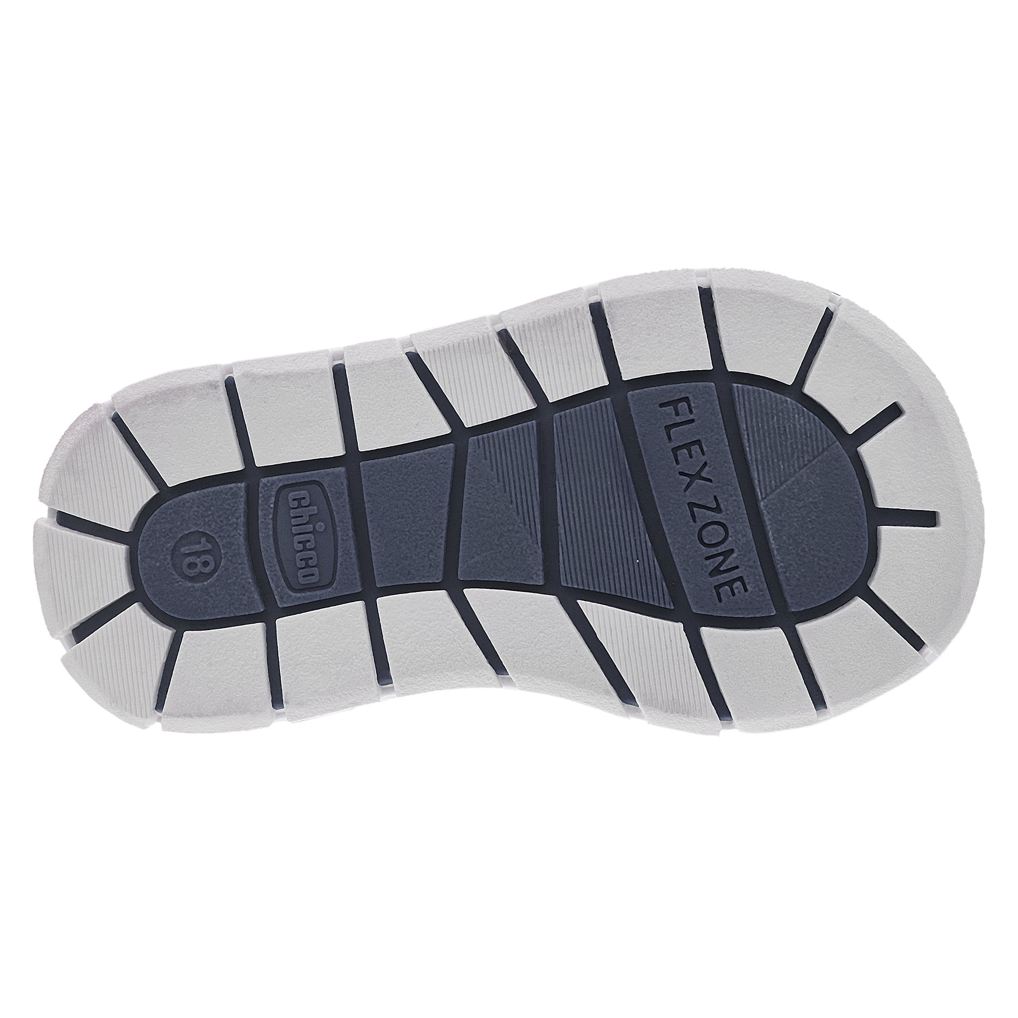 Chicco - sneaker flarel con doppio velcro - Chicco