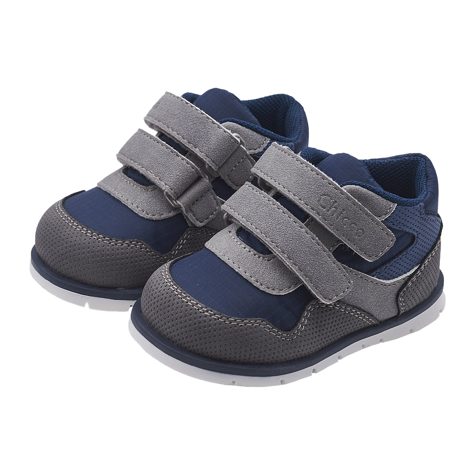 Chicco - sneaker flarel con doppio velcro - Chicco