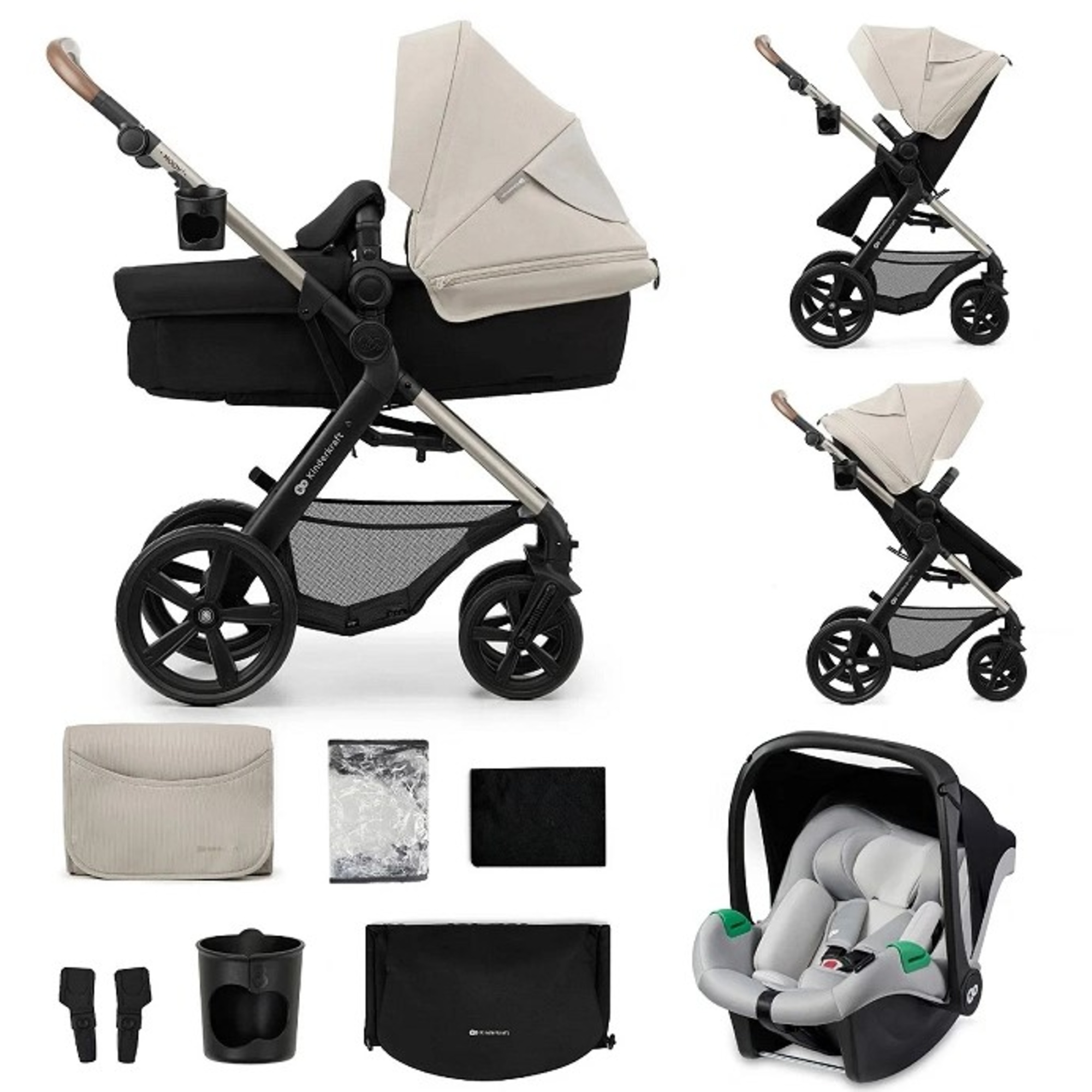 Kinderkraft trio moov 2 moonlight grey - KinderKraft