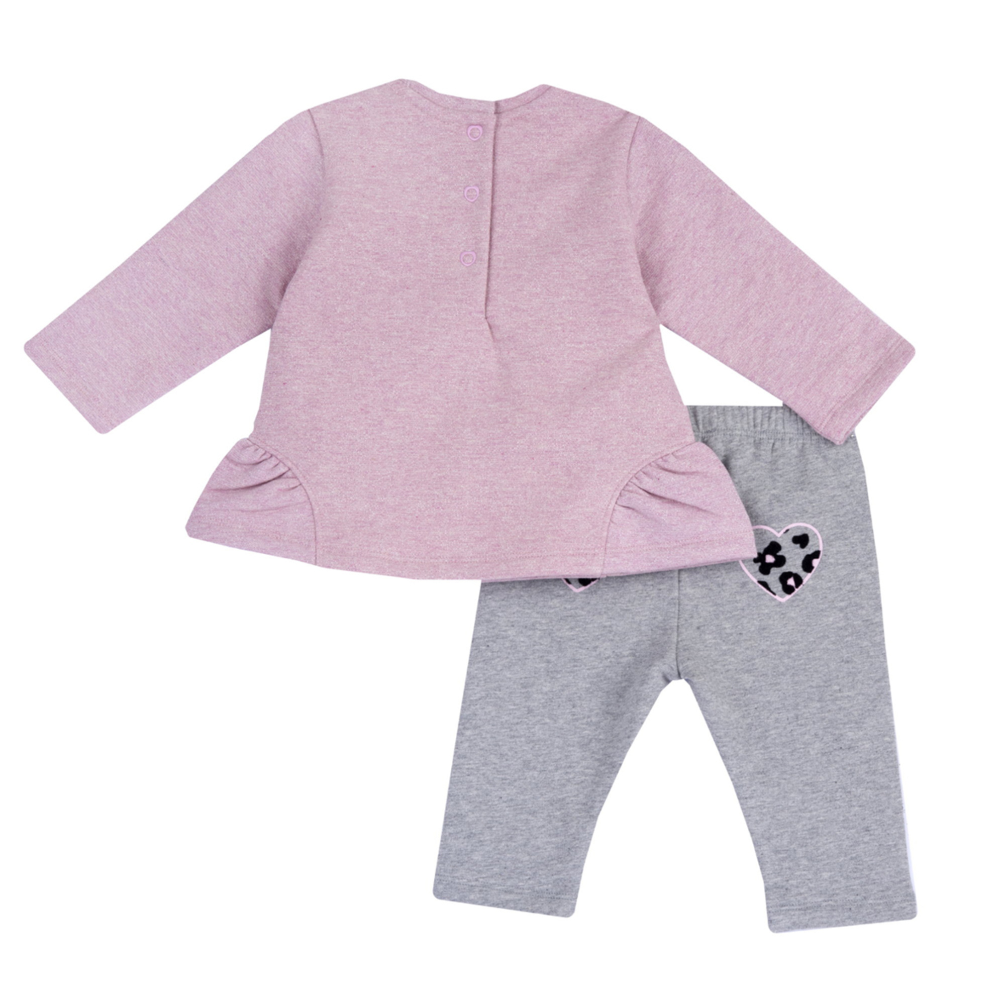 Chicco - outfit due pezzi: leggings e felpa - Chicco