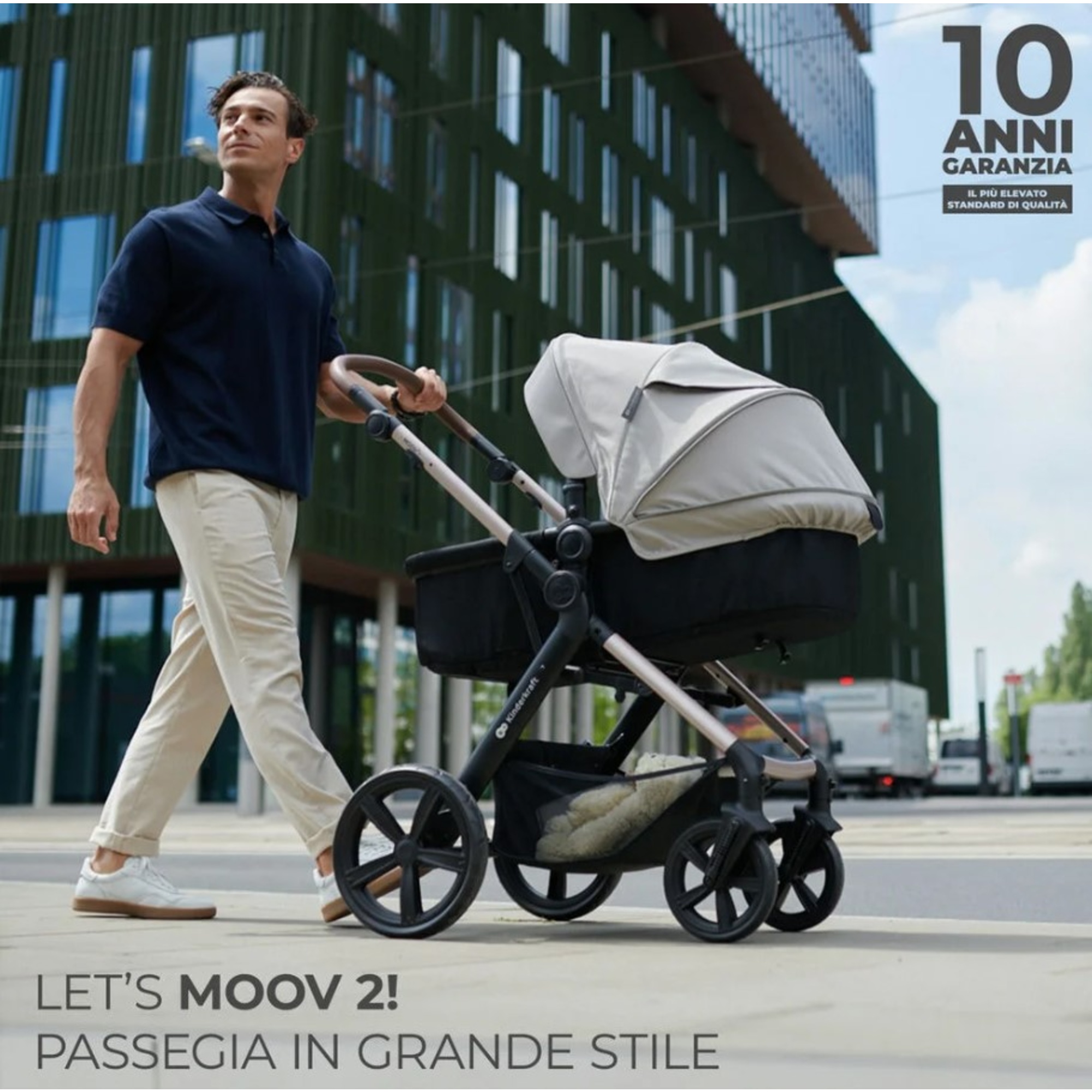 Kinderkraft trio moov 2 pure black - KinderKraft