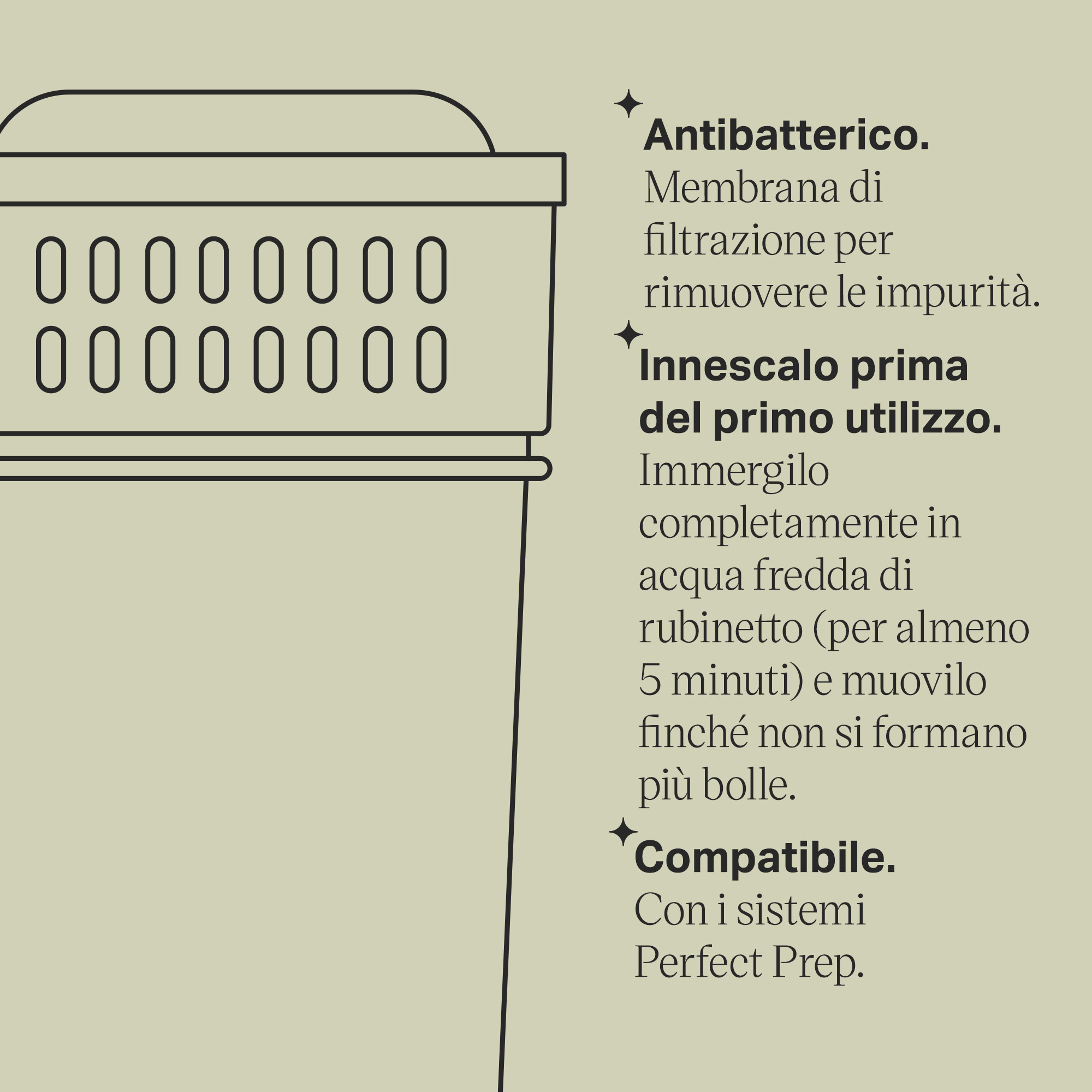 Tommee tippee filtro di ricambio perfect prep per biberon original e day & night - Tommee tippee