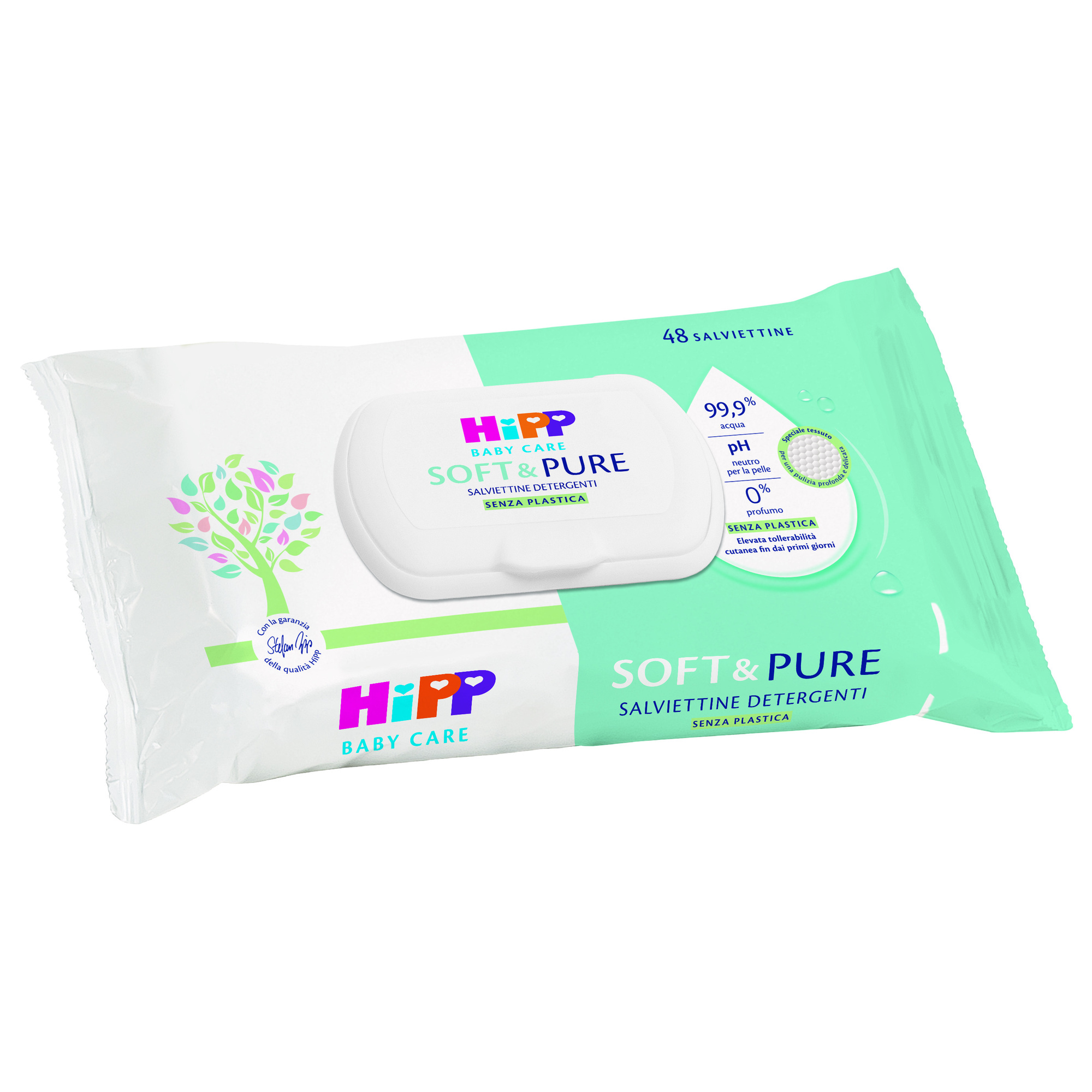 Hipp baby care salviettine soft&pure 3x48 - Hipp Baby