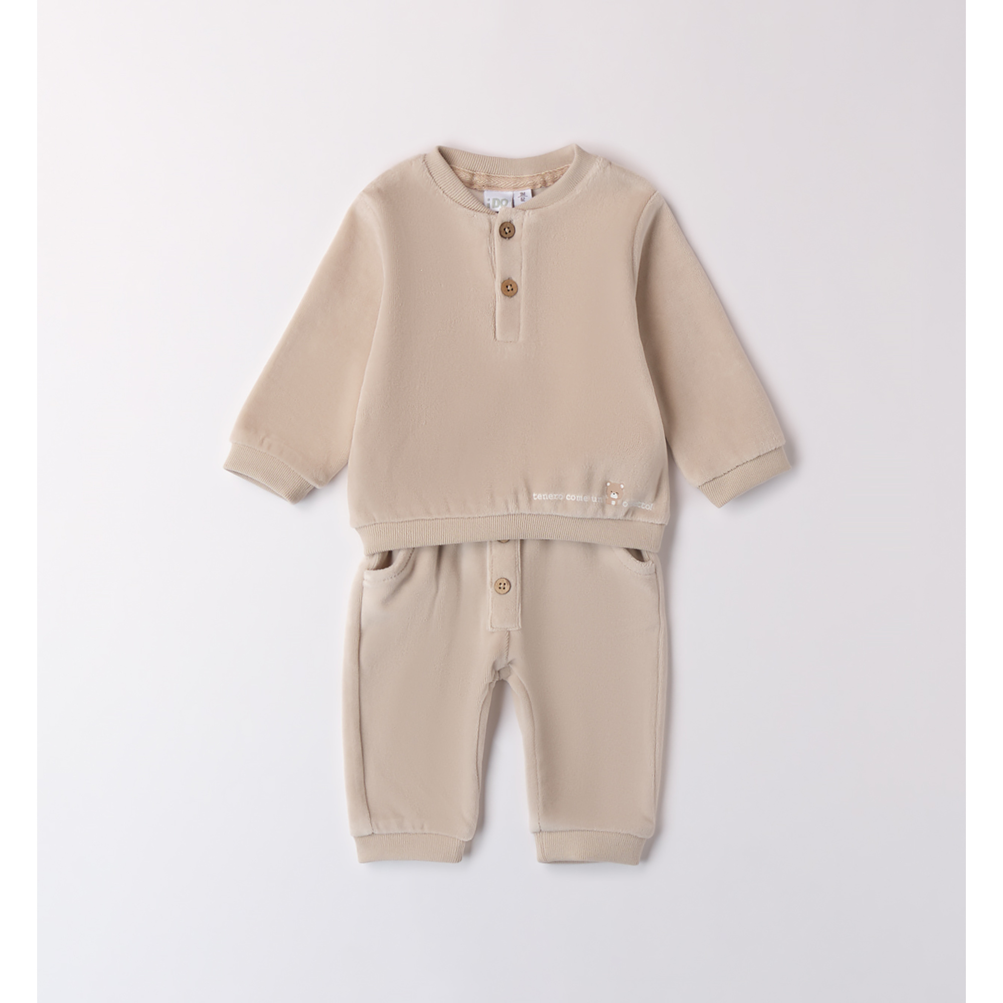 Tuta jogging ciniglia beige - Mignolo