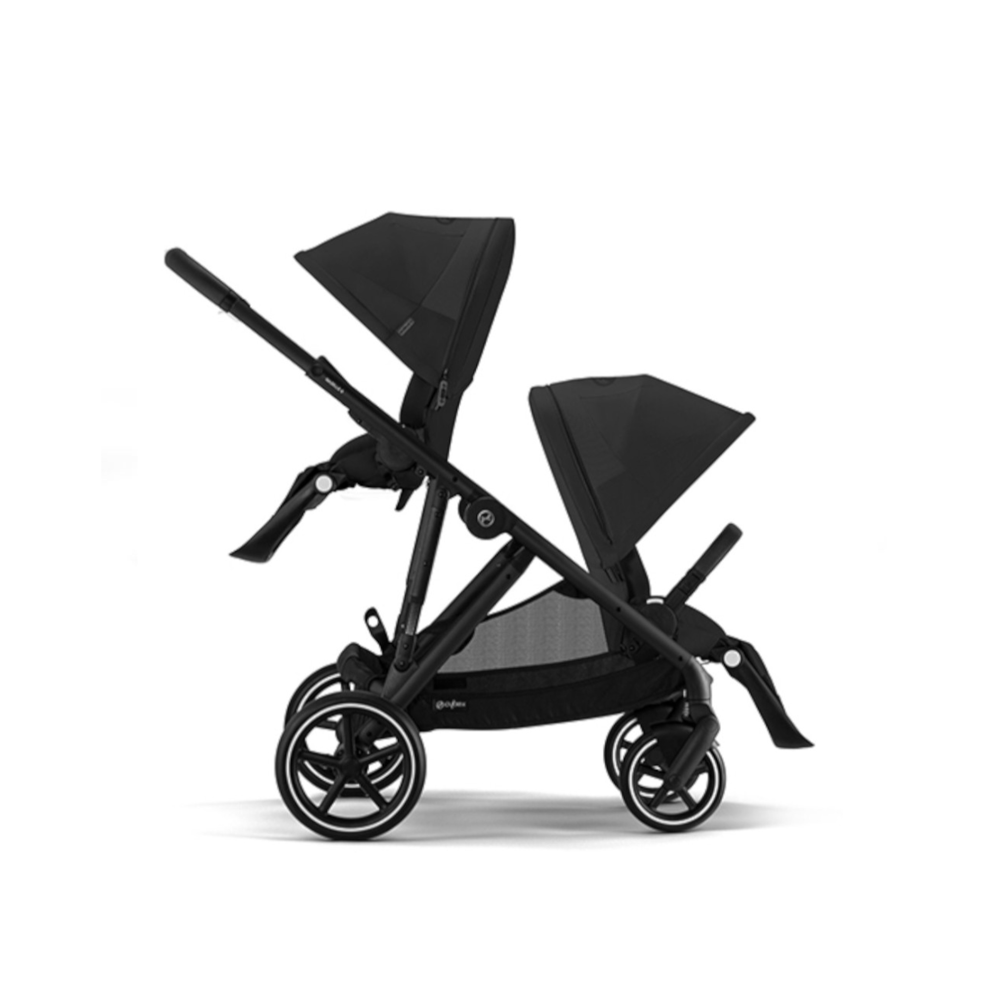 Passeggino gemellare gazelle s blk moon black - cybex - Cybex