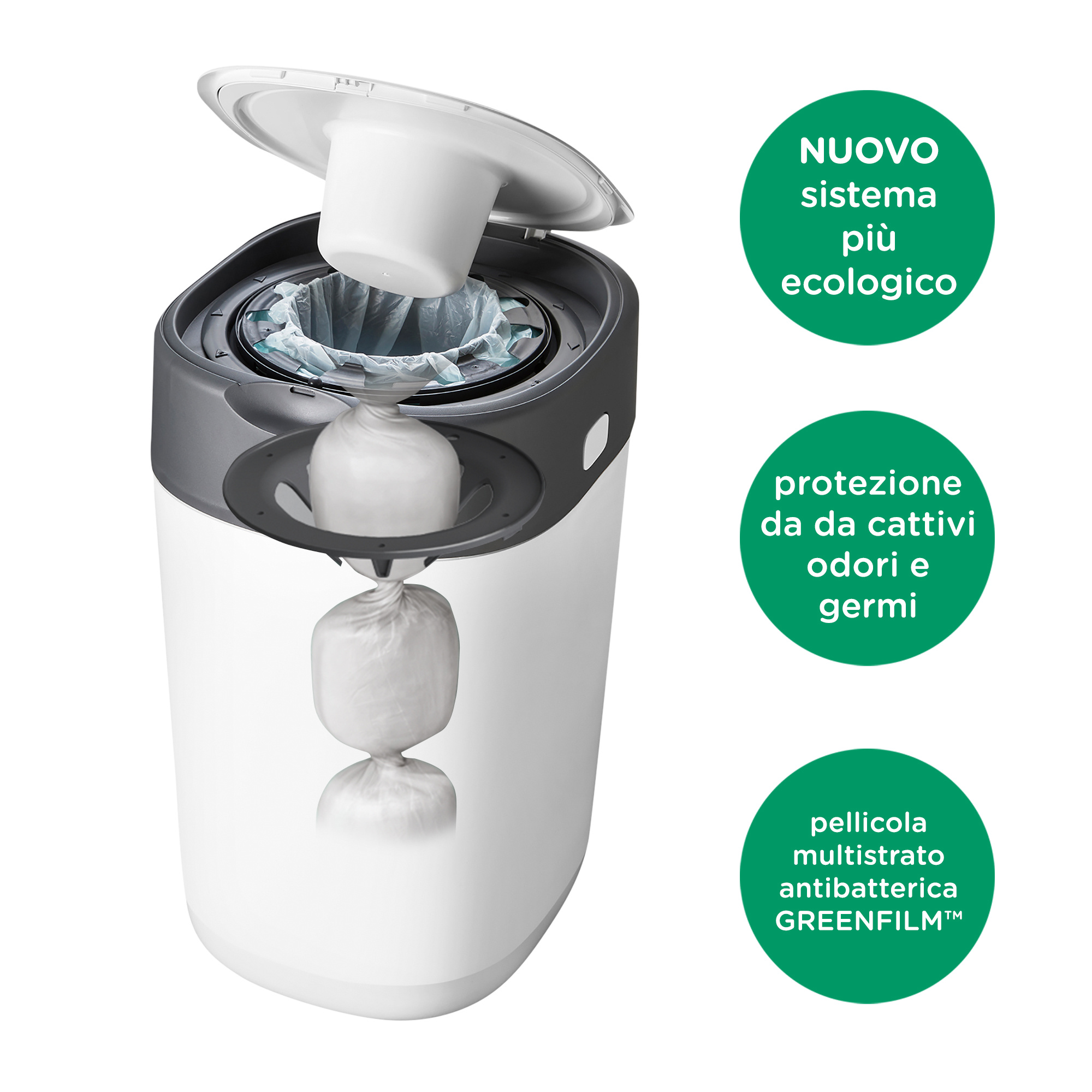 Tommee tippee ricariche twist and click advanced confezione da 3 - Sangenic