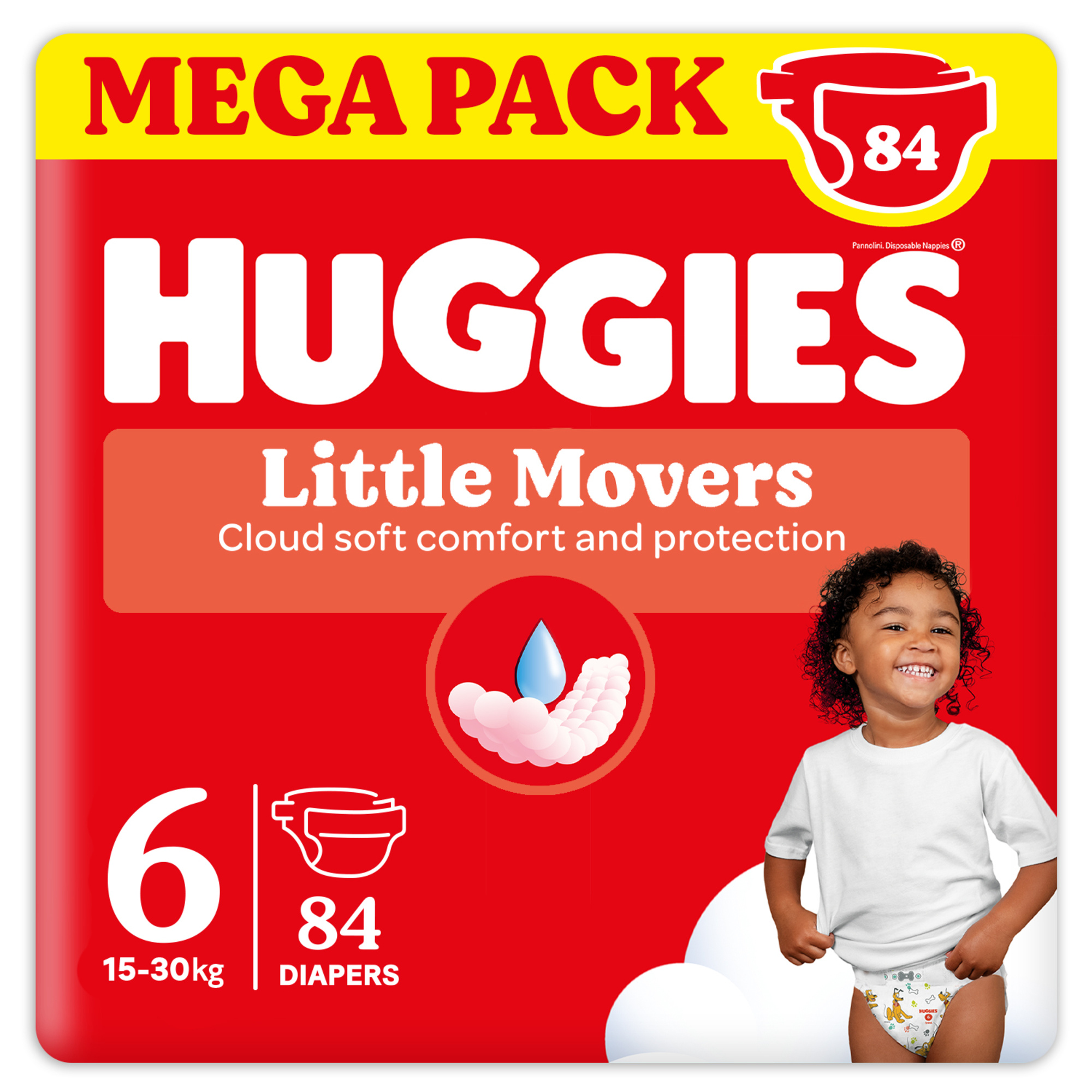 Pannolini ultra comfort megapack tg.6 - 84 pezzi - huggies - Huggies