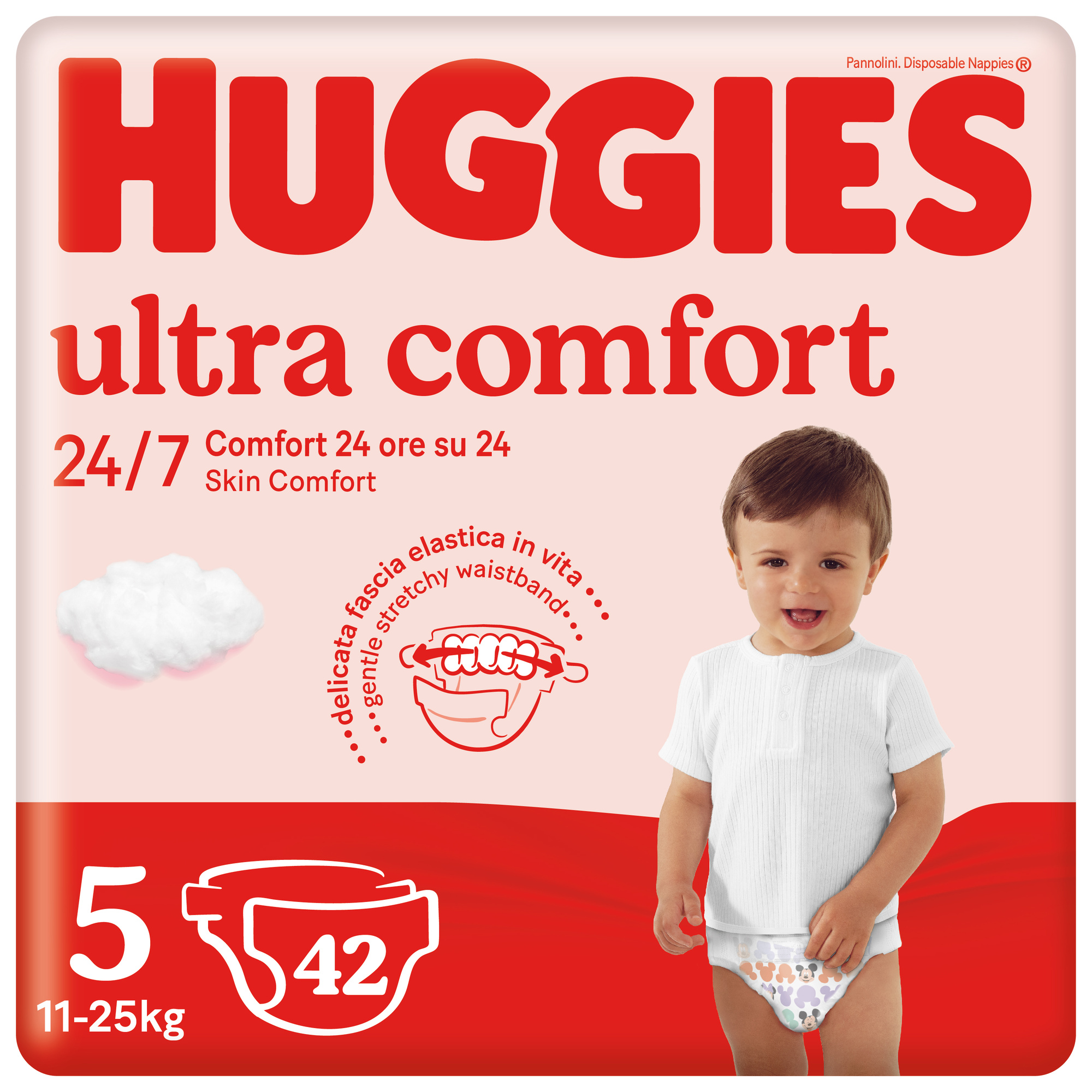 Pannolini ultra comfort tg.5 – 42 pezzi – huggies - Huggies