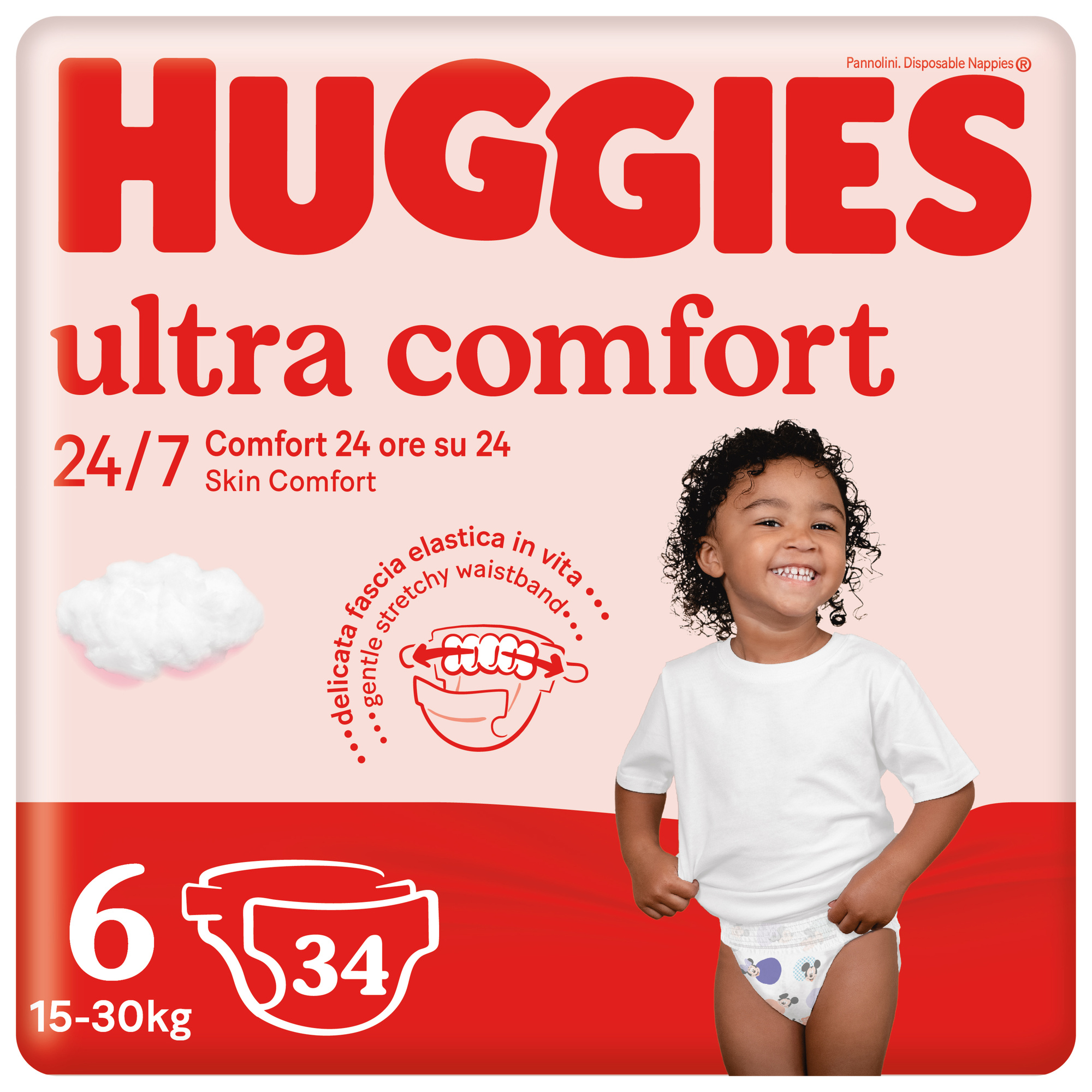 Pannolini ultra comfort tg.6 – 34 pezzi – huggies - Huggies