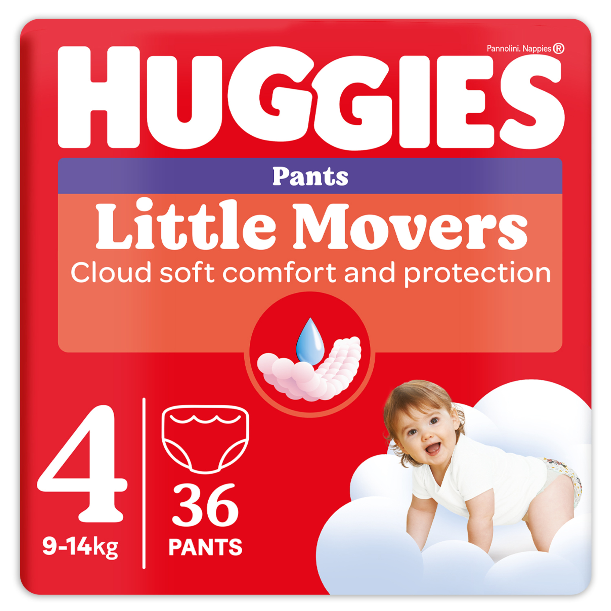 Pannolini ultra comfort mutandina tg.4 – 36 pezzi – huggies - Huggies