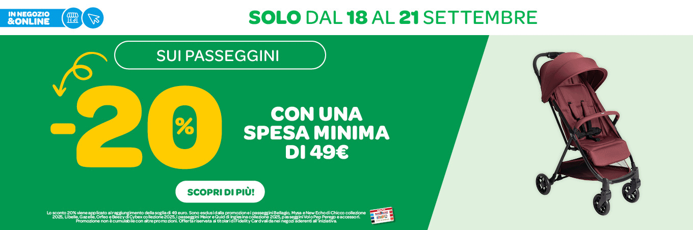 🛒 PROMO PASSEGGINI 🛒