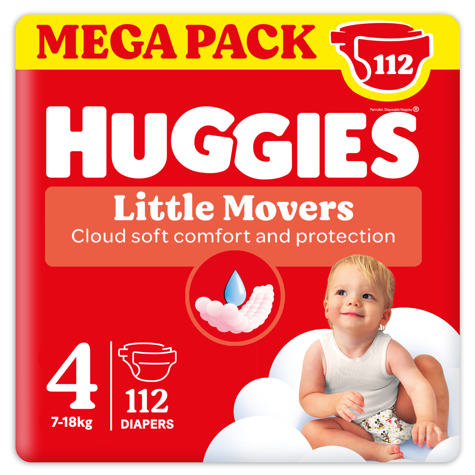 Pannolini ultra comfort megapack tg.4 - 112 pezzi - huggies - Huggies