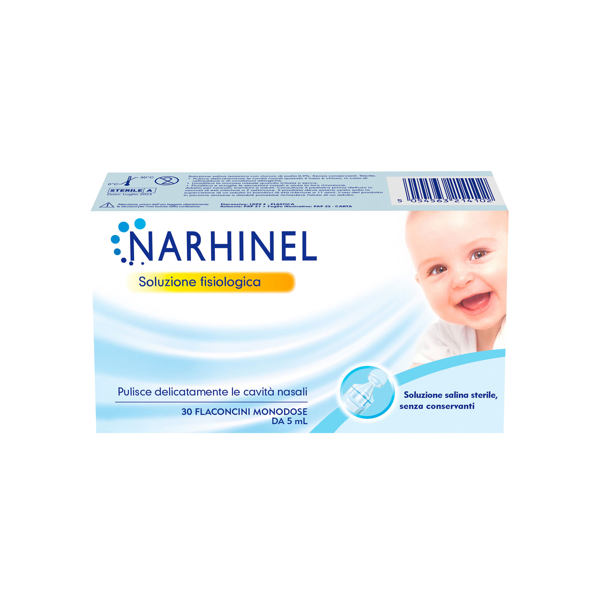 Soluzione fisiologica 30x5 ml – narhinel - Narhinel