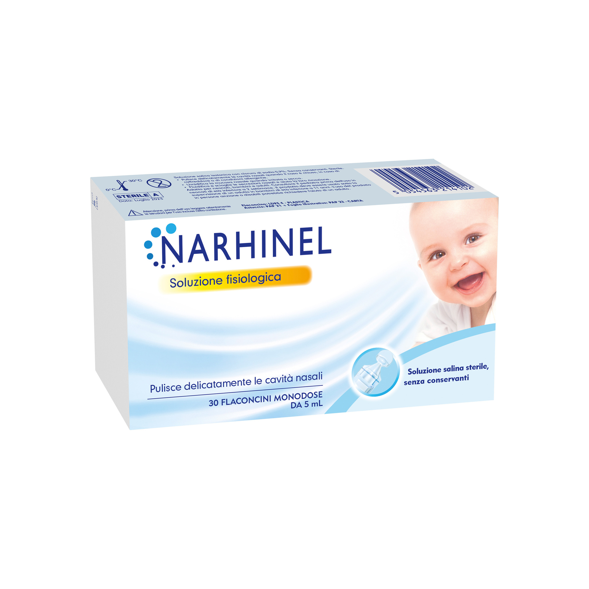 Soluzione fisiologica 30x5 ml – narhinel - Narhinel