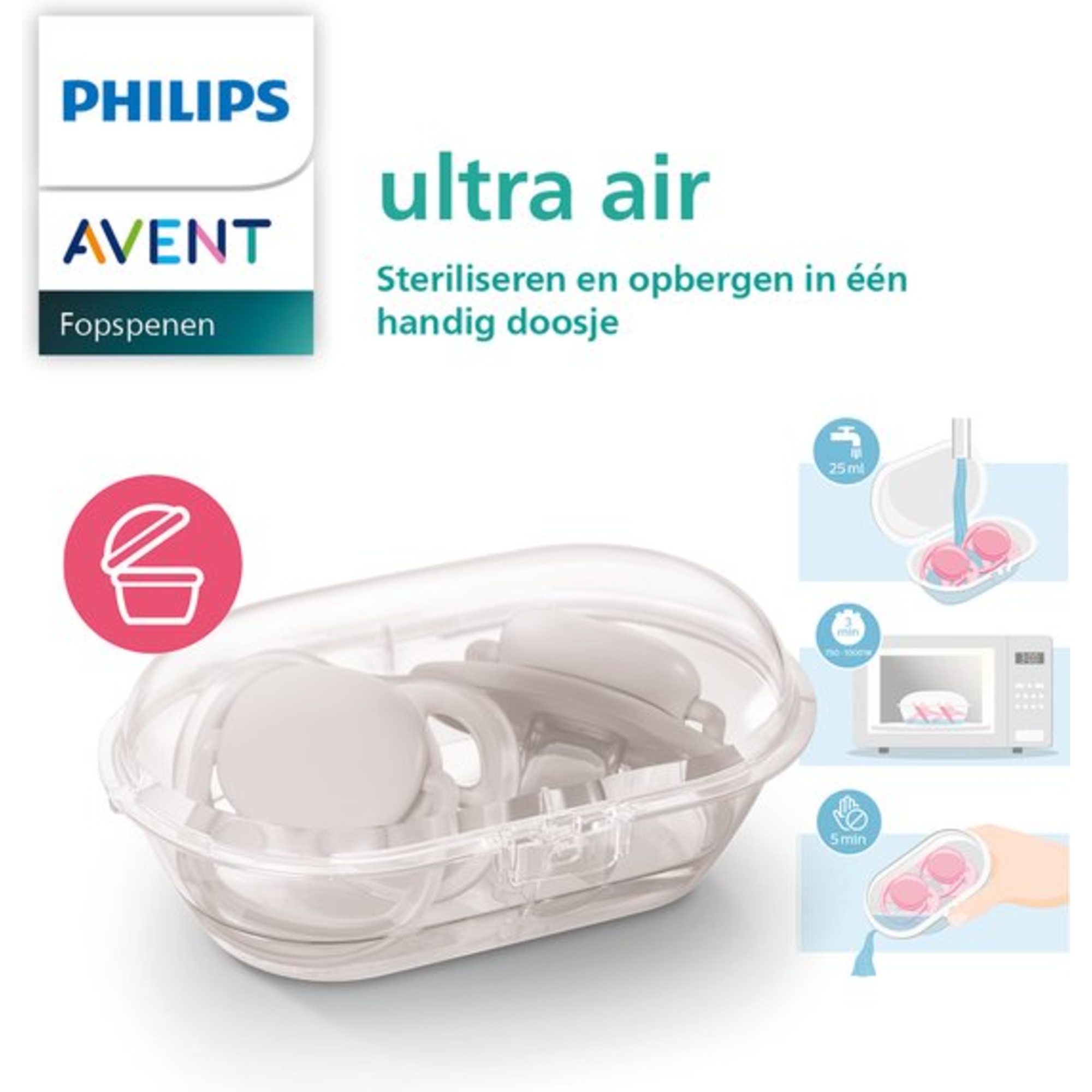 Succhietto ultra air 18m+ balene 2 pezzi - avent - Avent