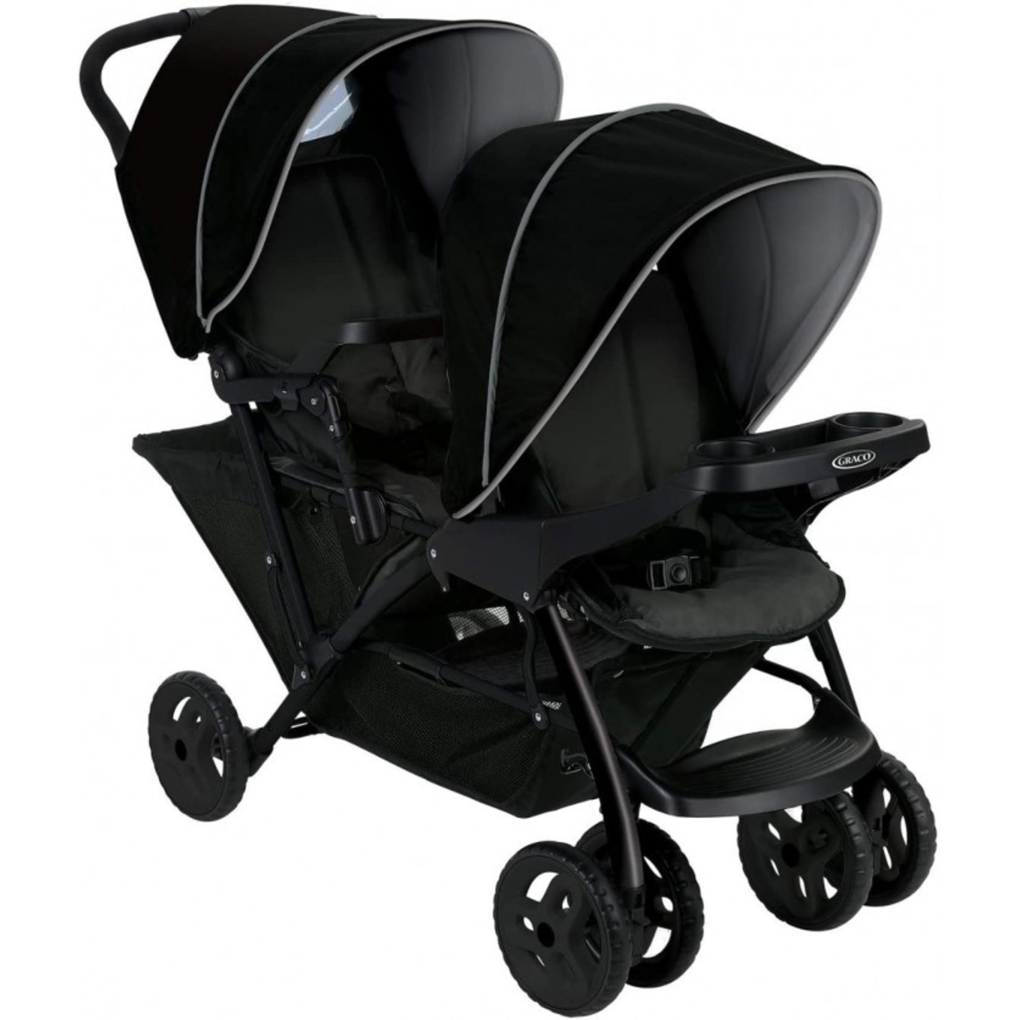 Graco® passeggino gemellare stadium black grey - Graco