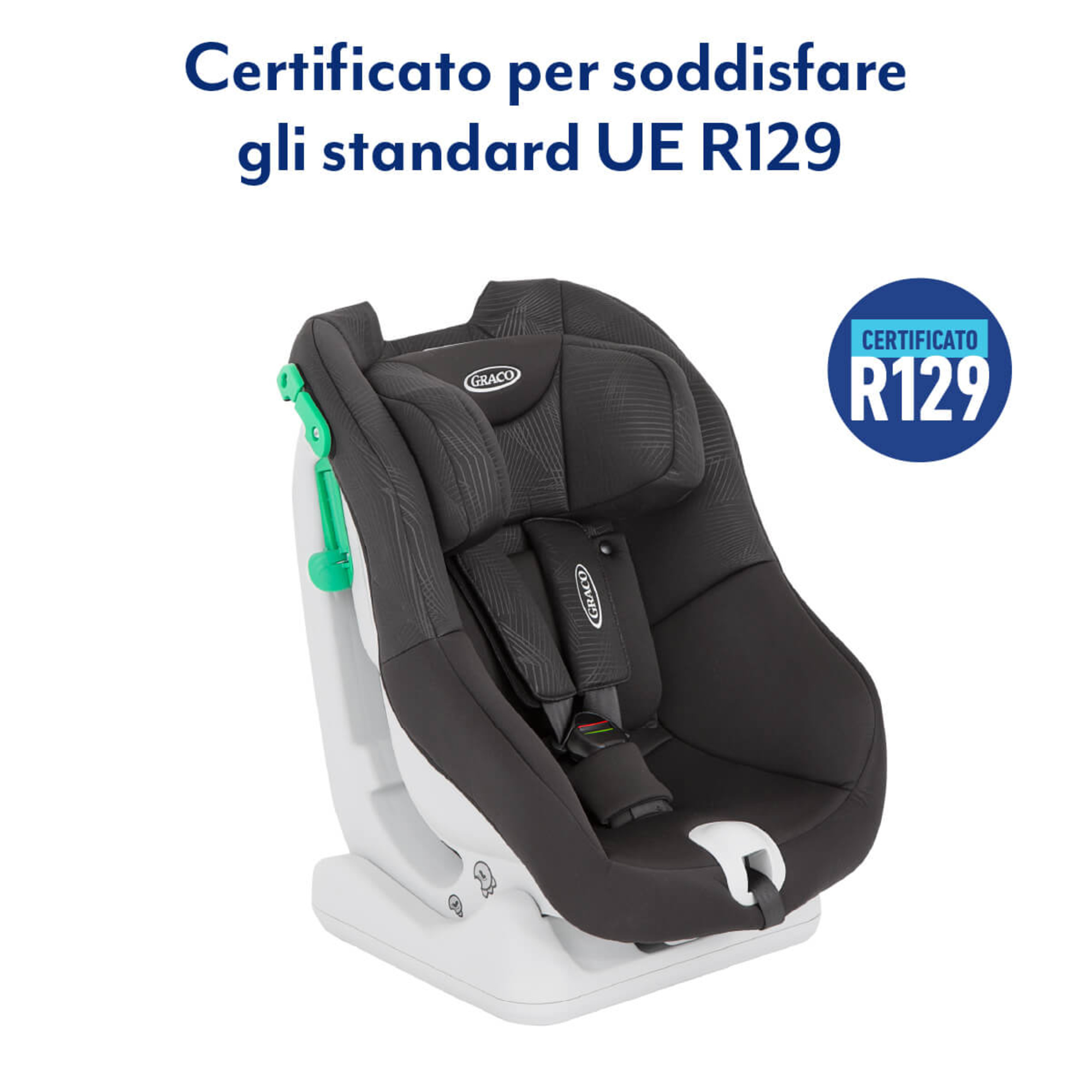 Seggiolino auto evolutivo extend™ lx r129 midnight 40-105cm - graco - Graco