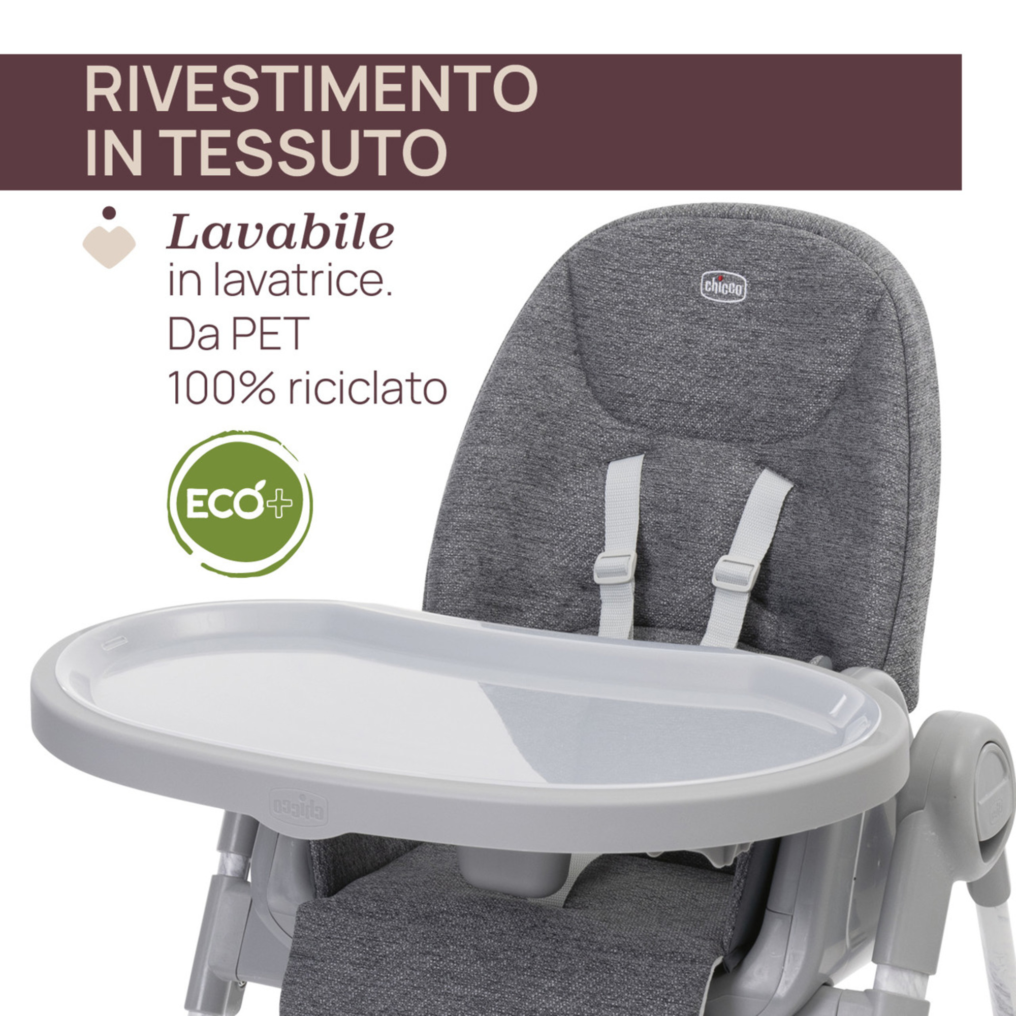 Seggiolone polly armonia carrara - chicco - Chicco