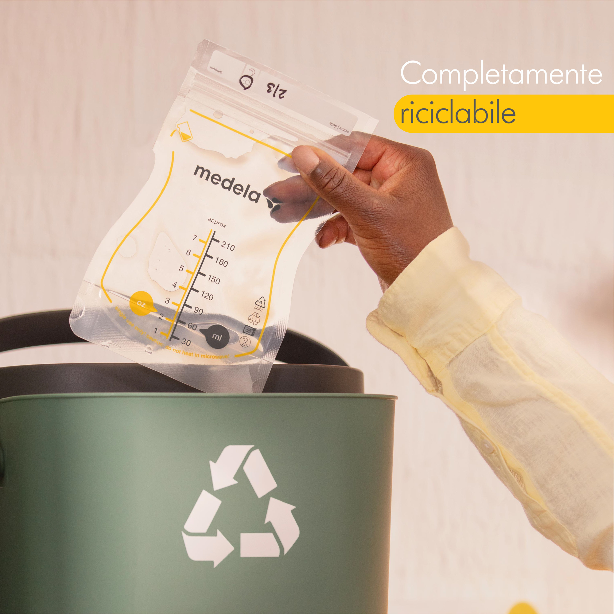 Sacche easy pour x25 per la raccolta del latte - medela - Medela