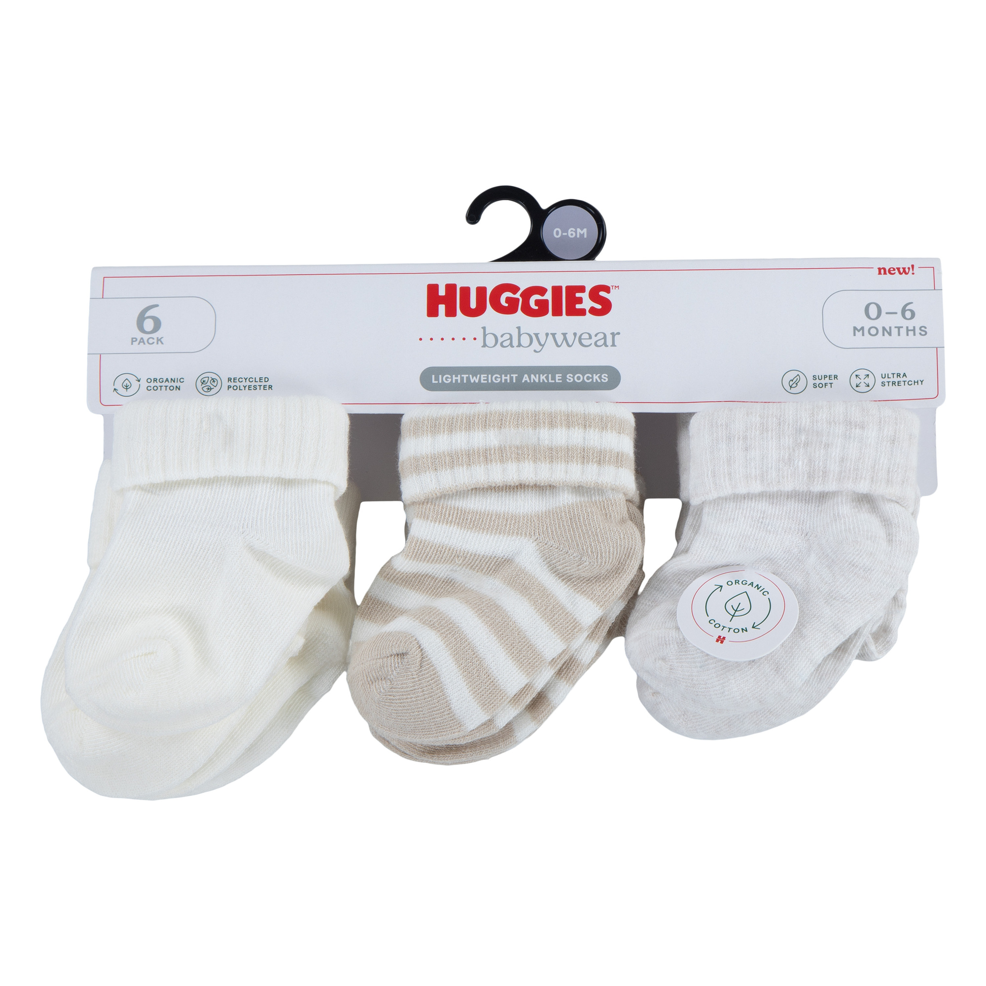 Calzini ripiegabili huggies® per neonati (confezione da 6) - Huggies