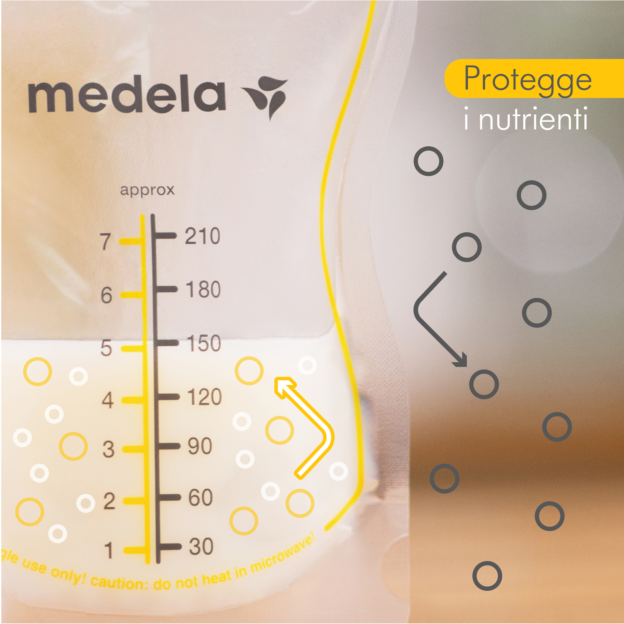 Sacche easy pour x25 per la raccolta del latte - medela - Medela