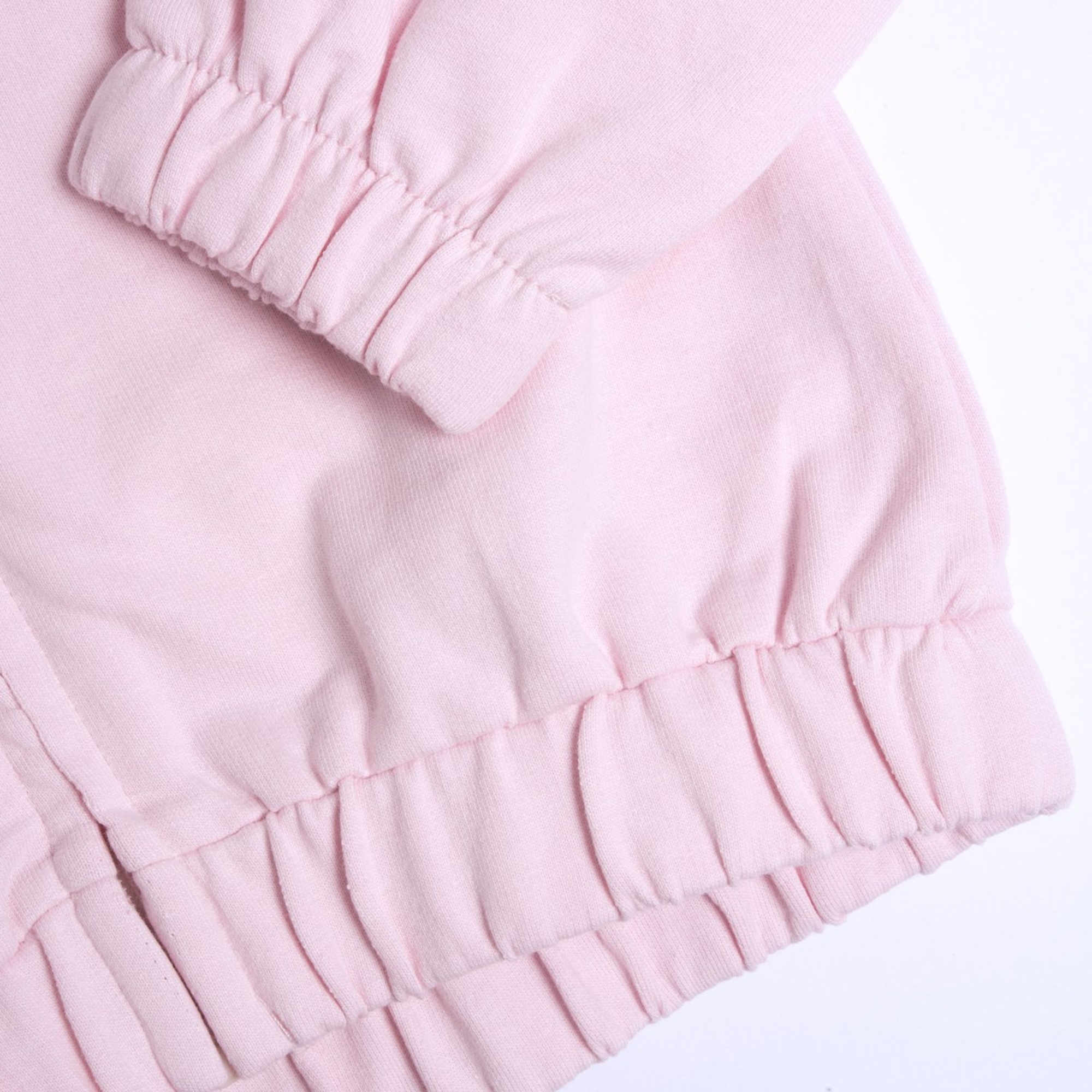 Chicco felpa con zip rosa, fiorellino e scritta magic - Chicco