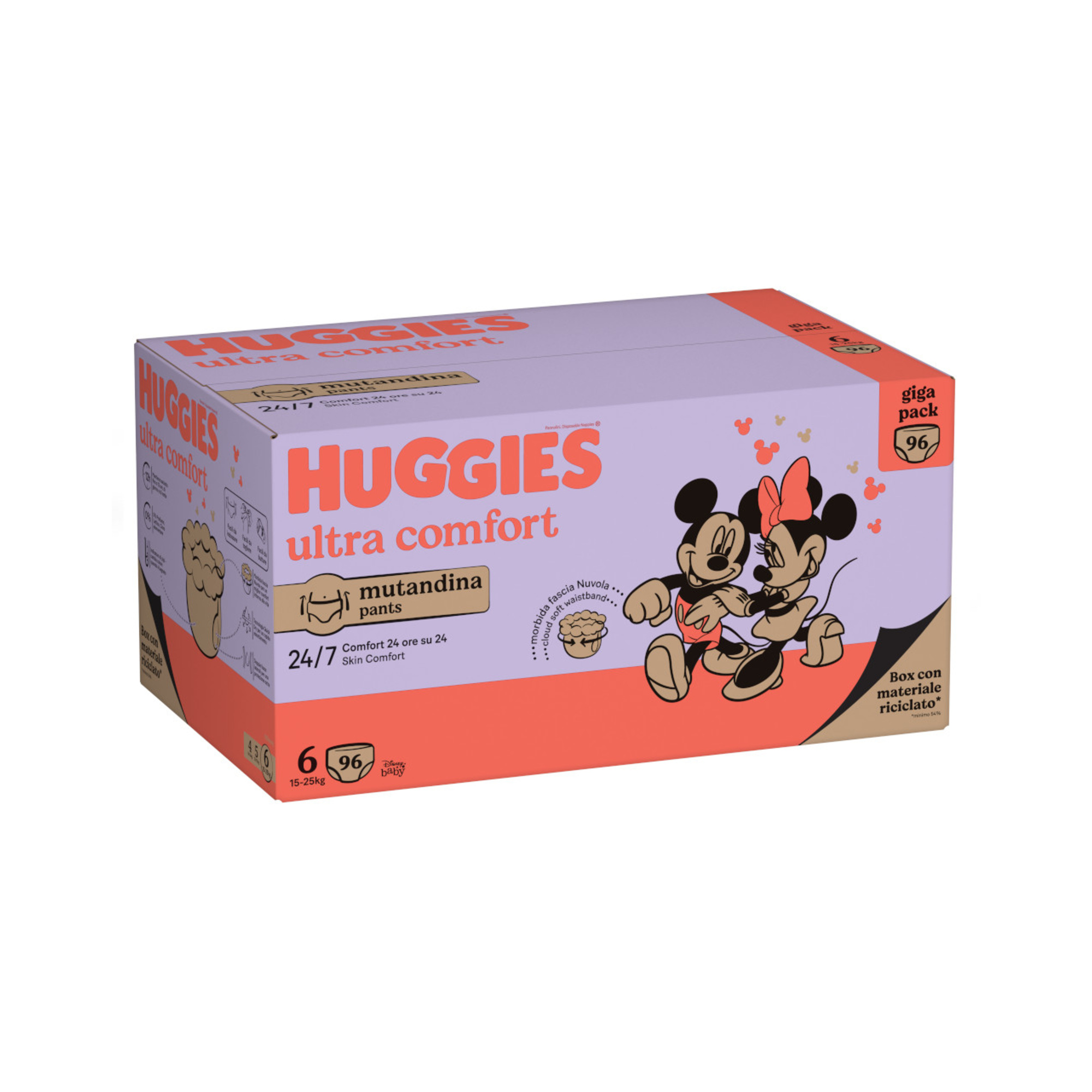 Mutandina gigapack tg.6 96 pannolini - huggies ultra comfort - Huggies