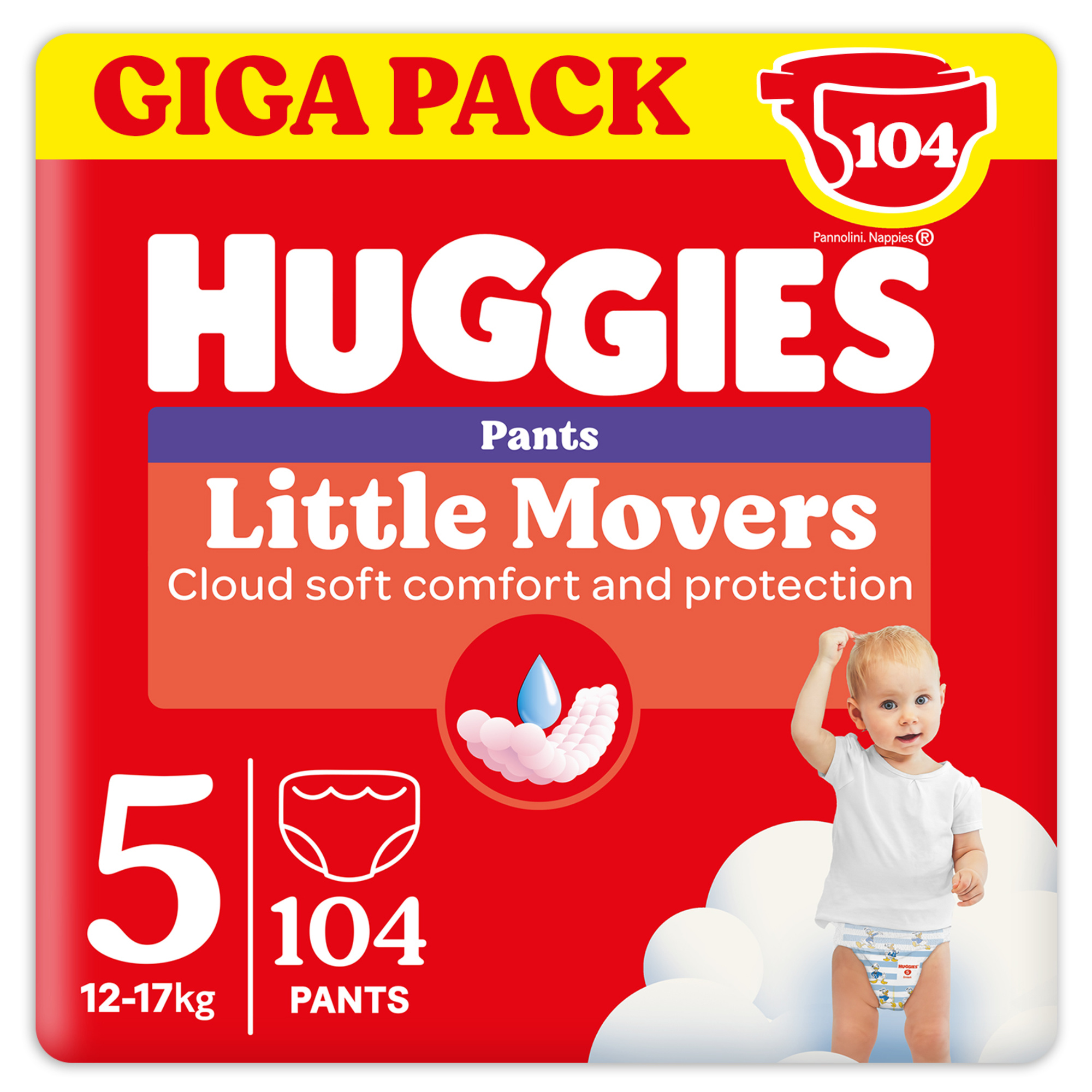 Mutandina gigapack tg.5 104 pannolini - huggies ultra comfort - Huggies