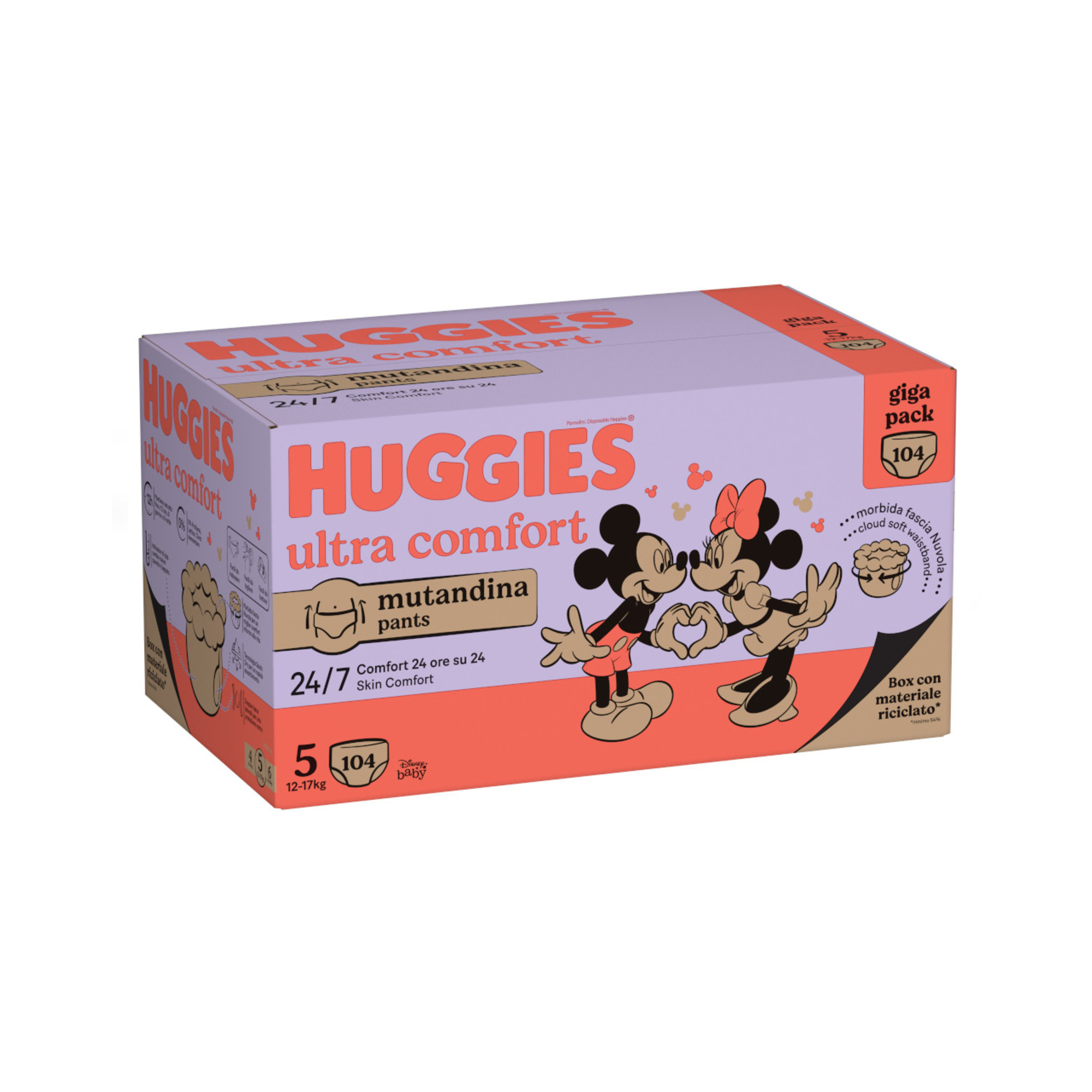 Mutandina gigapack tg.5 104 pannolini - huggies ultra comfort - Huggies