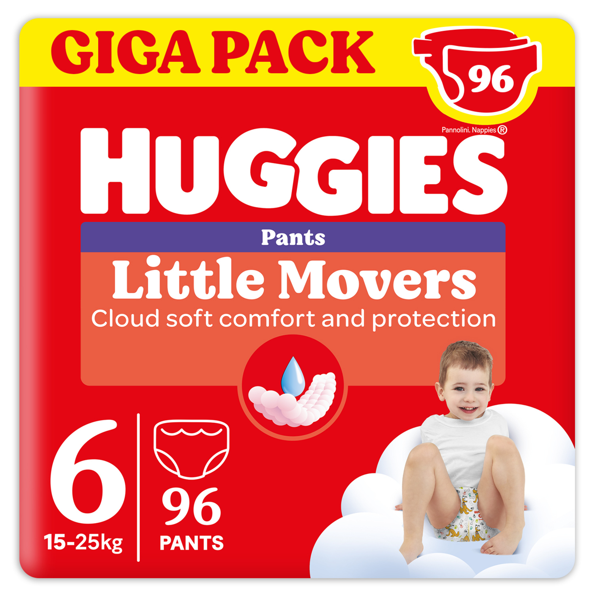 Mutandina gigapack tg.6 96 pannolini - huggies ultra comfort - Huggies