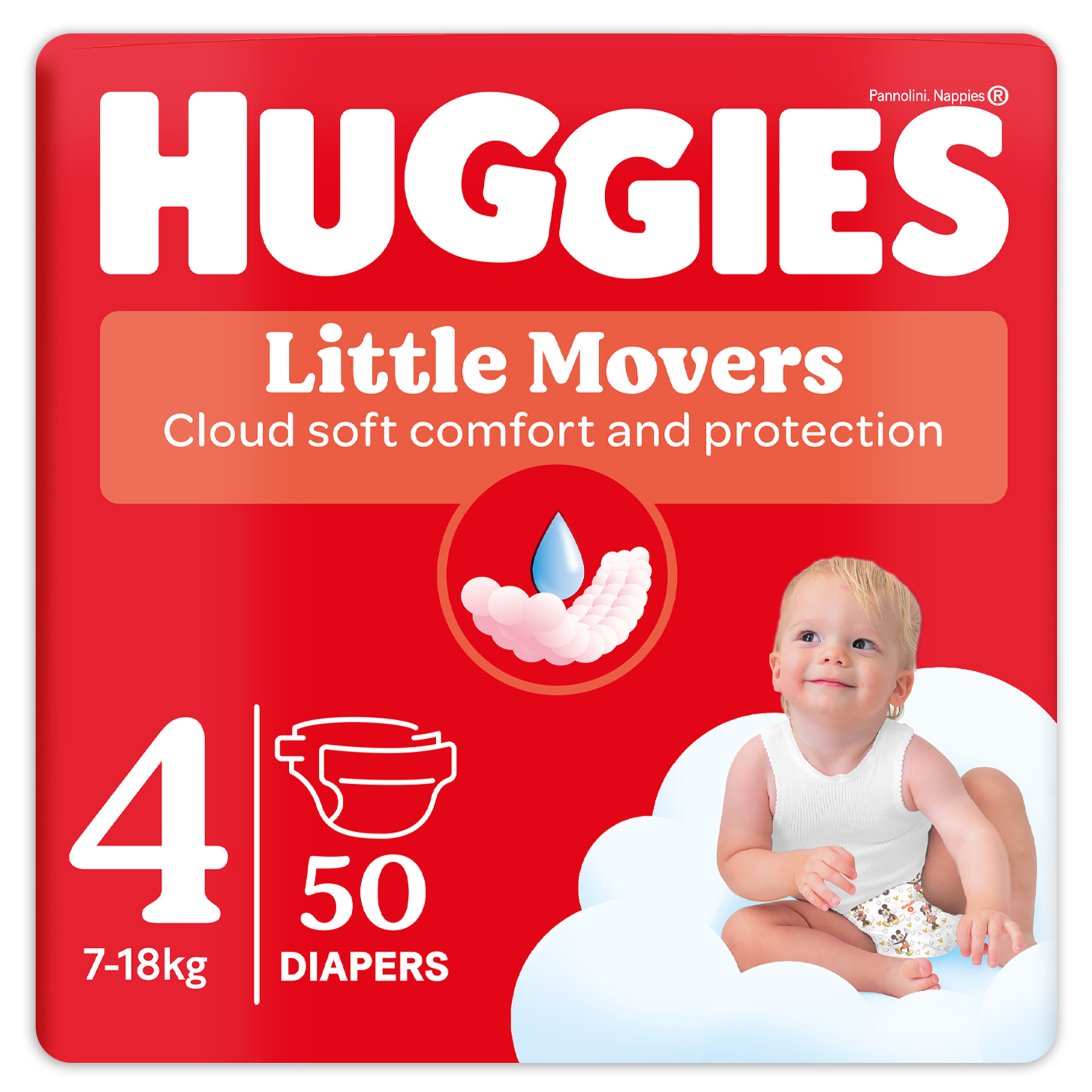 Pannolini ultra comfort tg.4 – 50 pezzi – huggies - Huggies