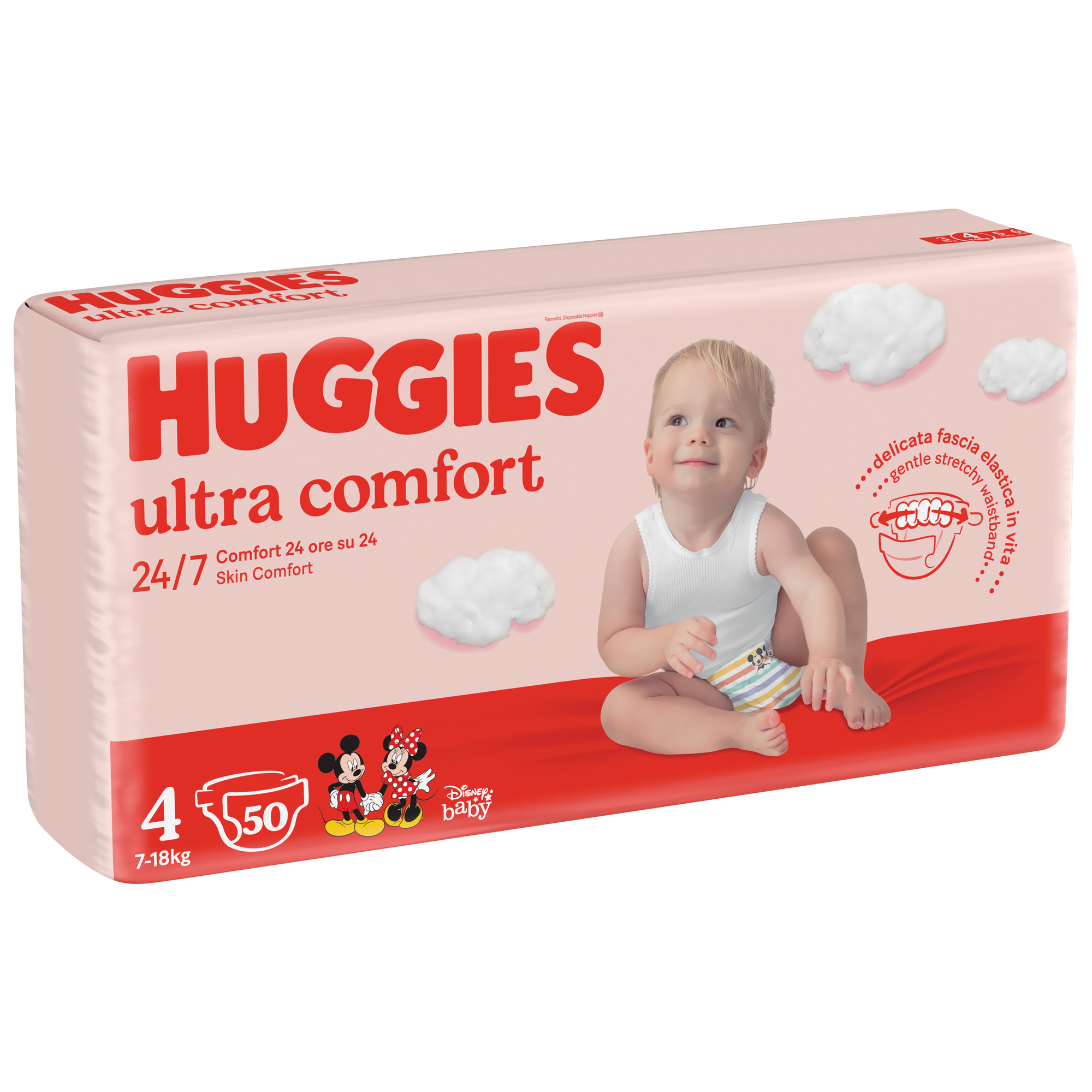 Pannolini ultra comfort tg.4 – 50 pezzi – huggies - Huggies