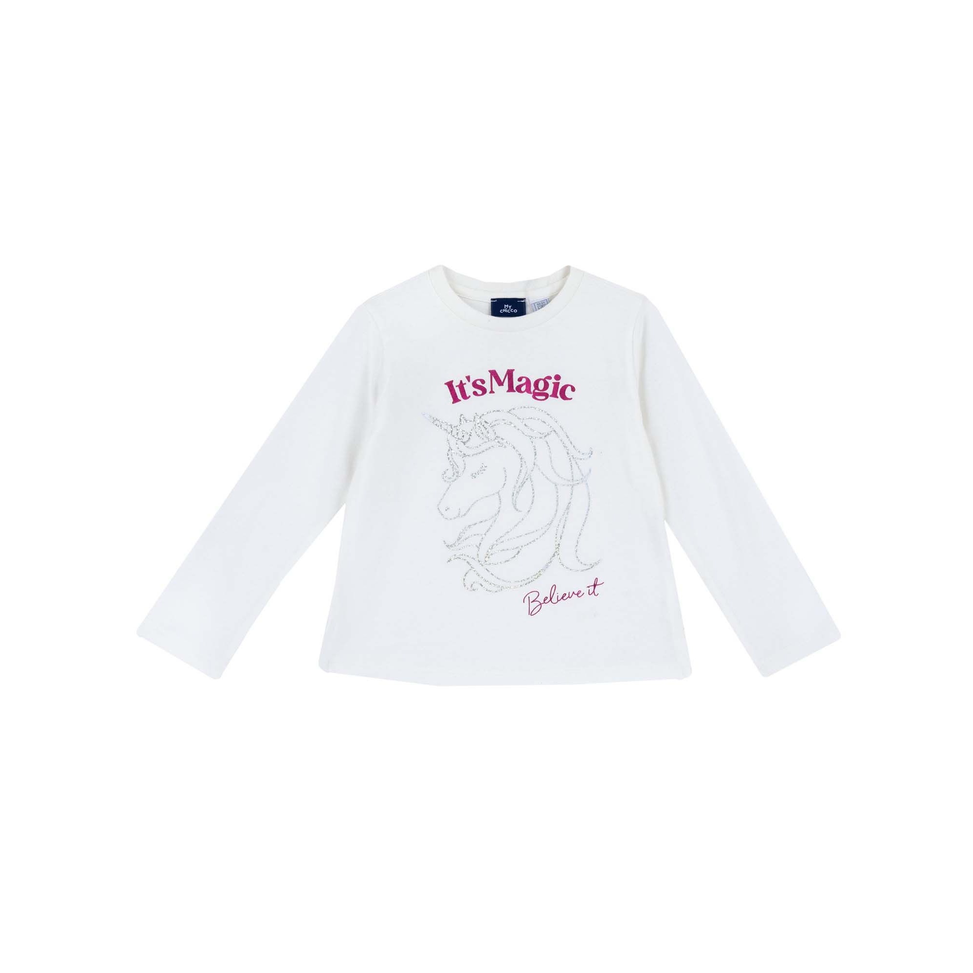 Chicco T-Shirt Bimbo A Manica Lunga - 100% Cotone, Lavabile In Lavatrice, Morbida E Comoda