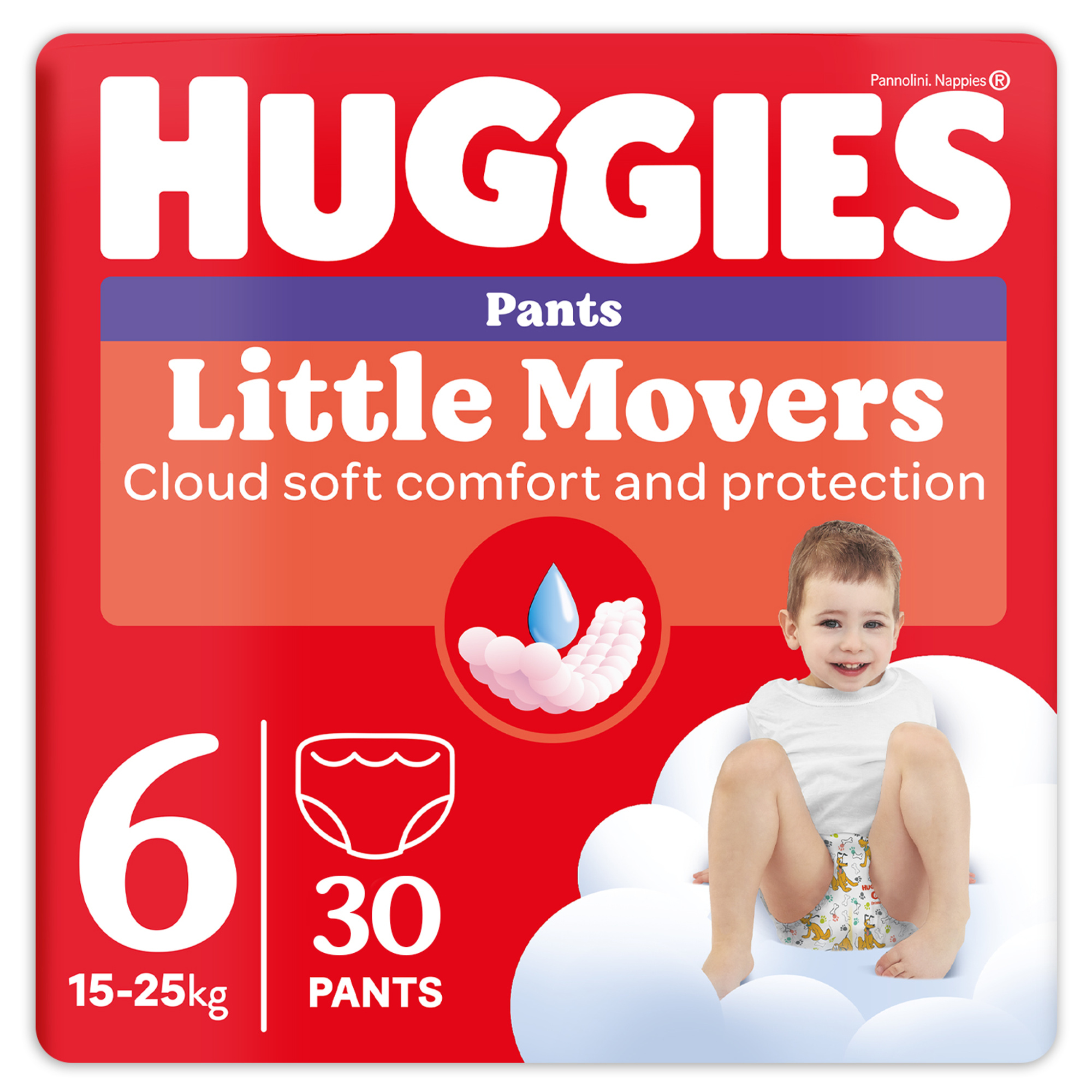 Pannolini ultra comfort mutandina tg.6 – 30 pezzi – huggies - Huggies