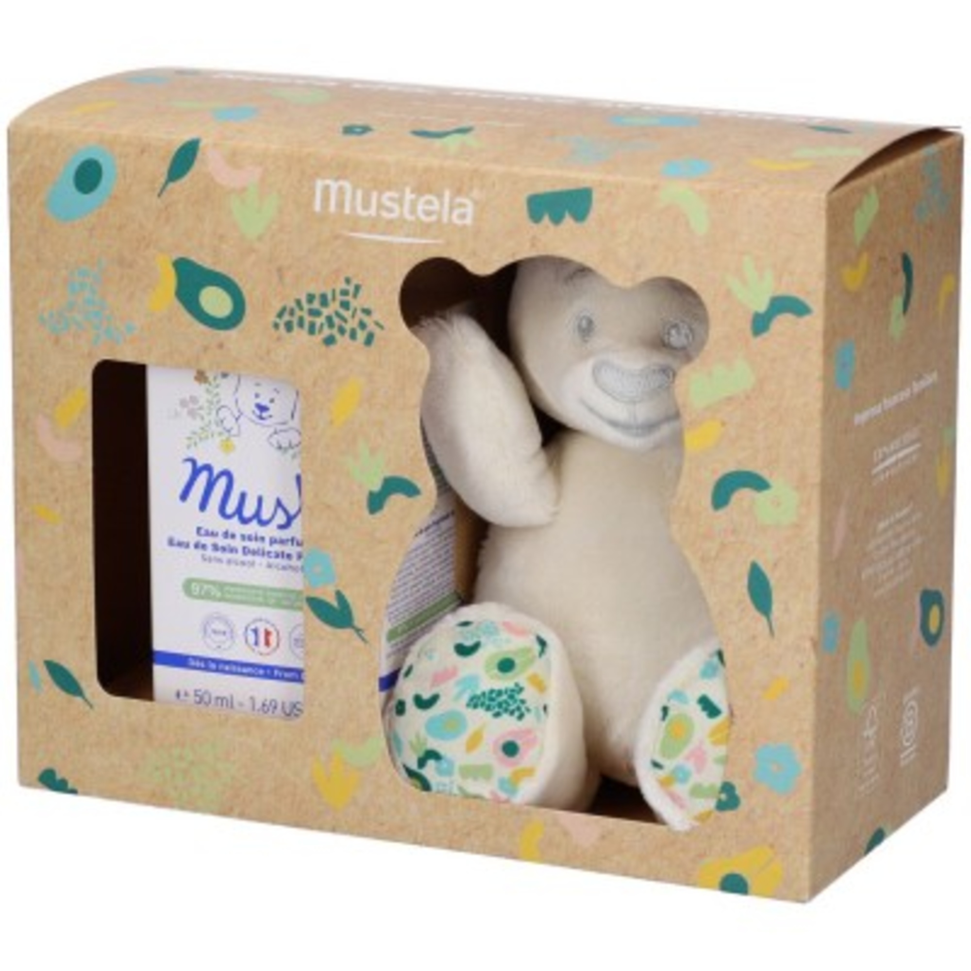 Cofanetto musti peluche + acqua profumata - mustela - Mustela