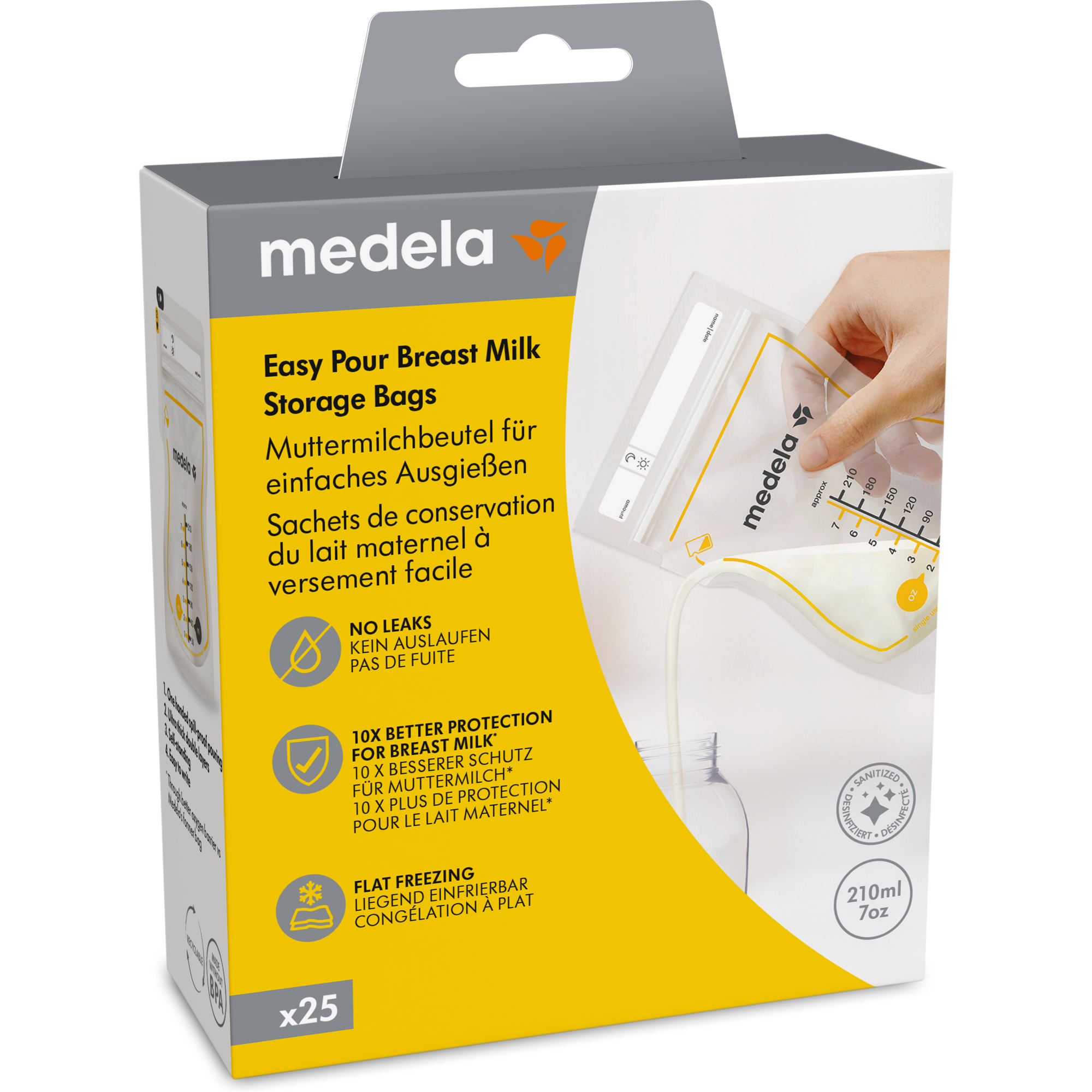 Sacche easy pour x25 per la raccolta del latte - medela - Medela