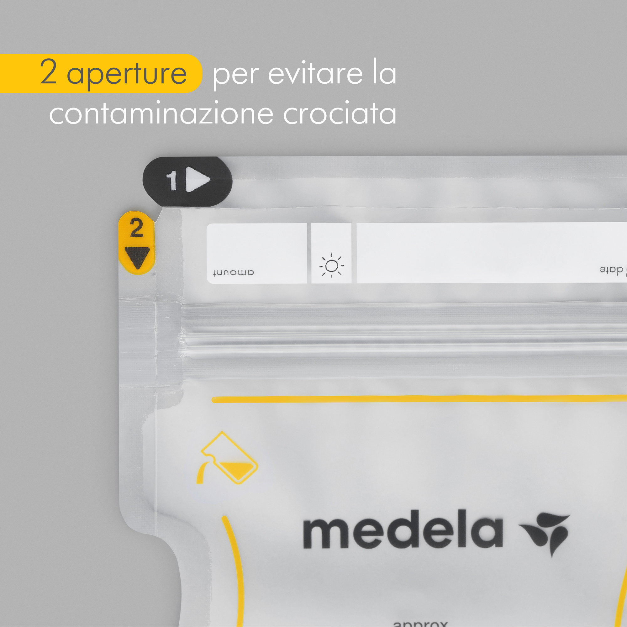 Sacche easy pour x25 per la raccolta del latte - medela - Medela