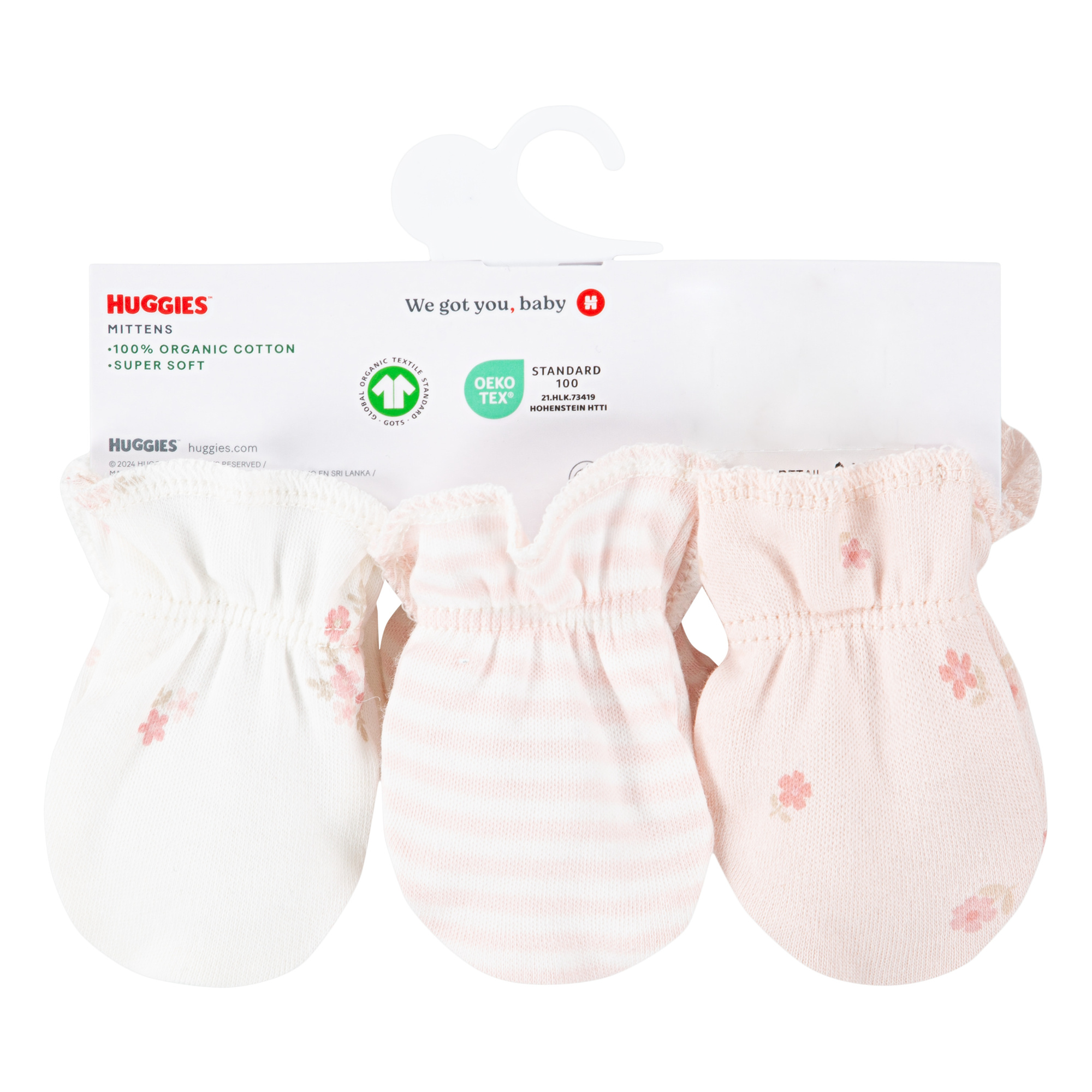 Guanti floreali huggies® (confezione da 3) - Huggies